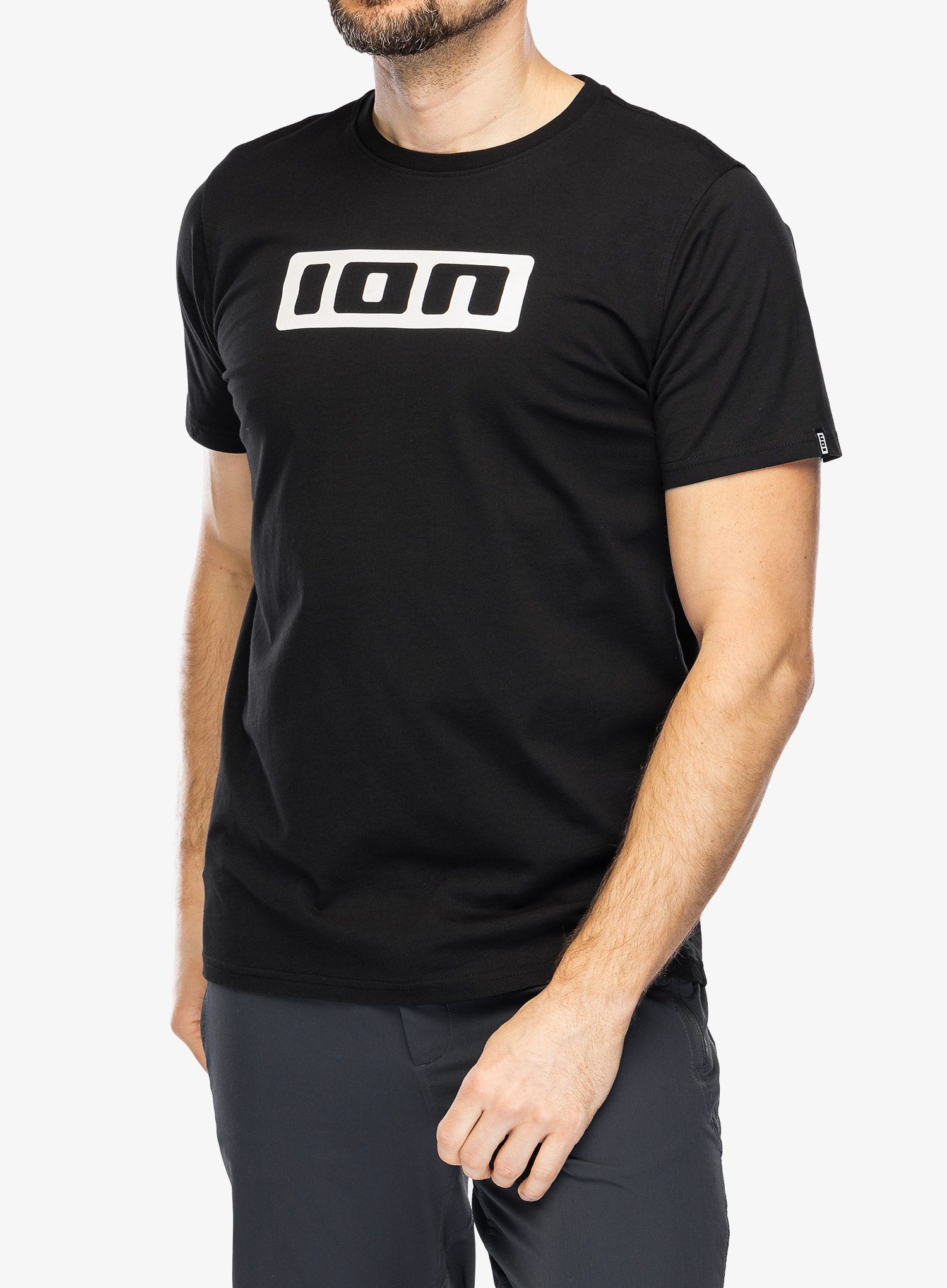 Футболка бавовняна ION Logo SS - black