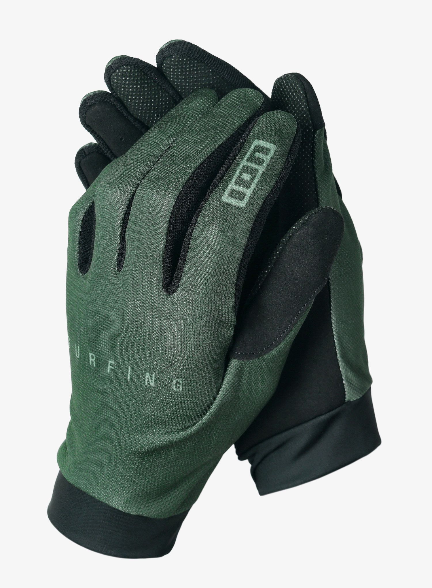 Велосипедні рукавиці ION Logo - forest green