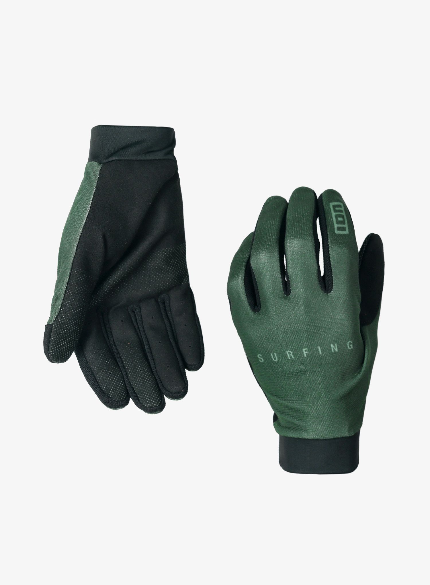 Велосипедні рукавиці ION Logo - forest green