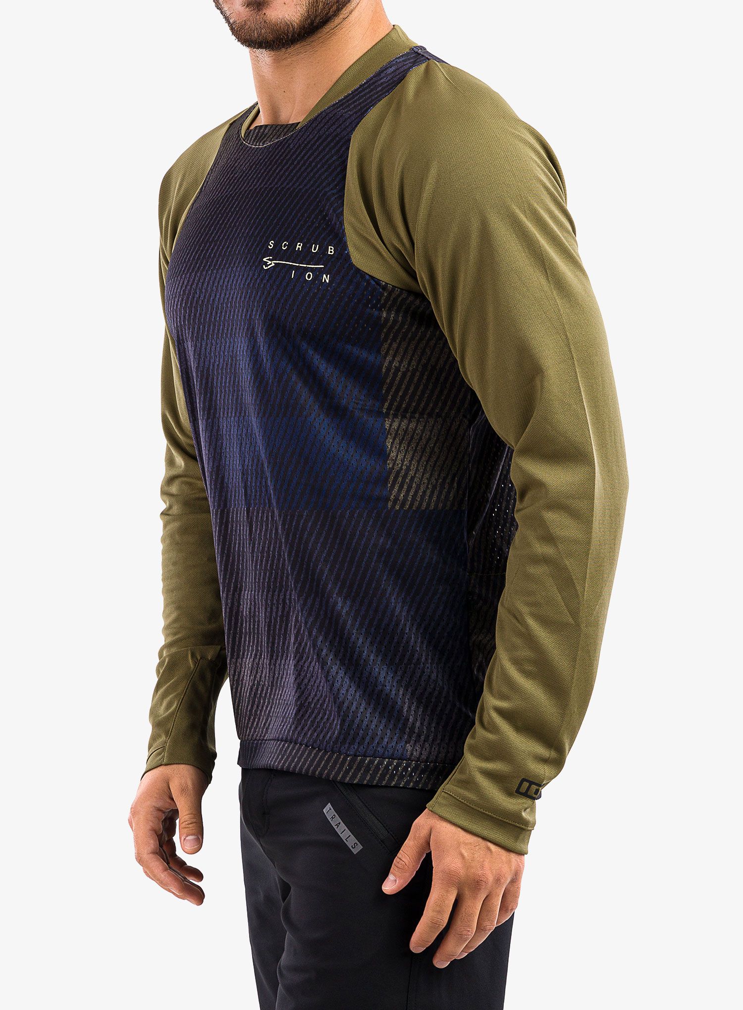 Футболка з довгими рукавами ION Scrub L/S - dark mud