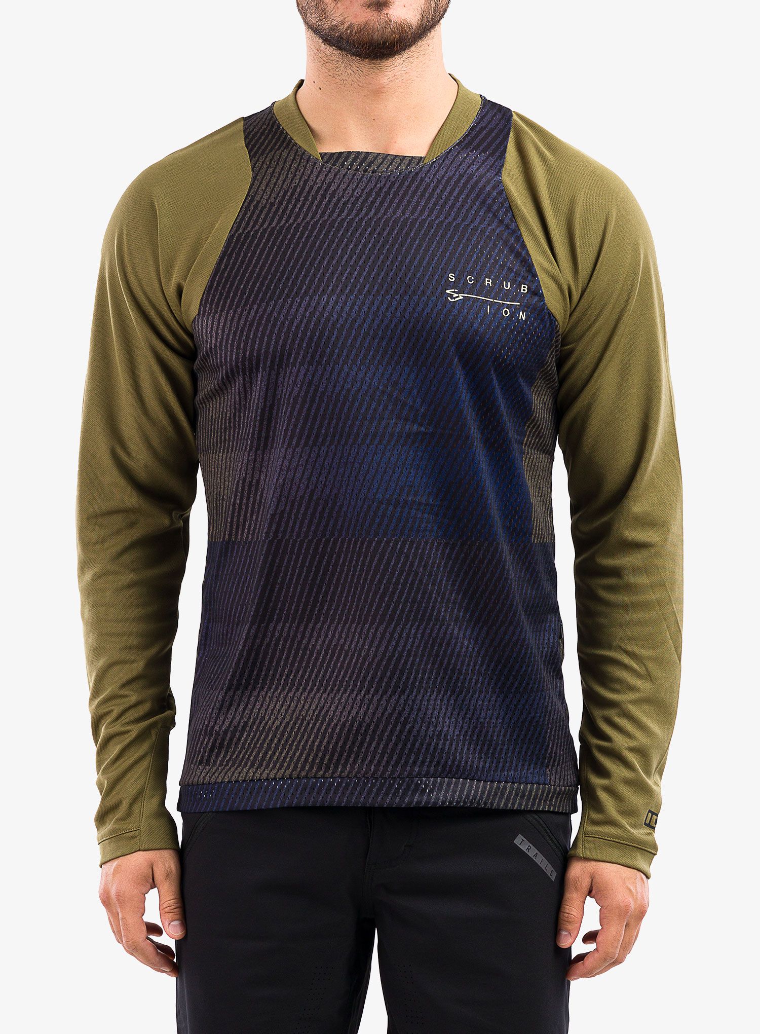 Футболка з довгими рукавами ION Scrub L/S - dark mud