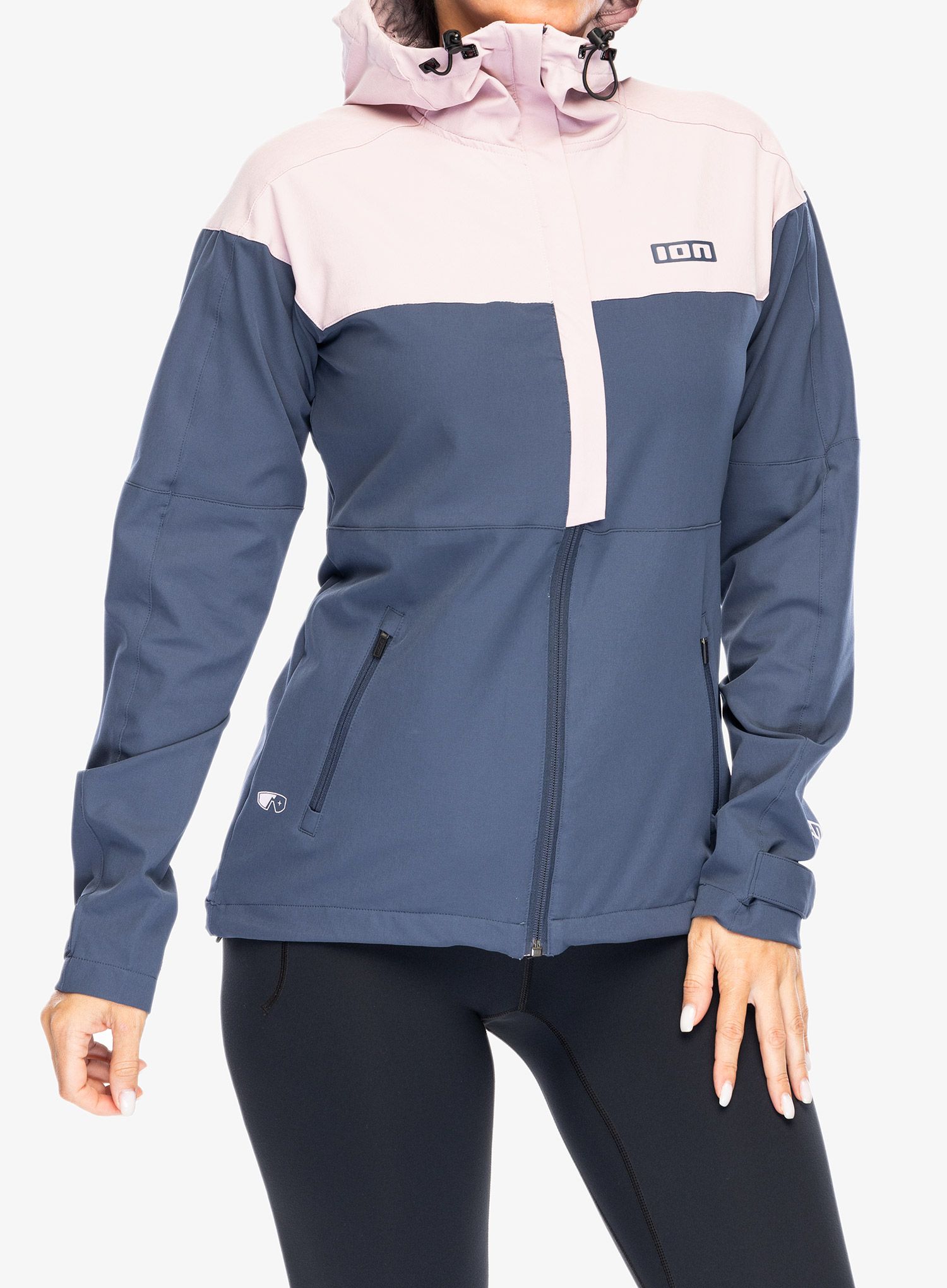 Жіноча велофутболка ION Shelter 4W Softshell Jacket - indigo dawn