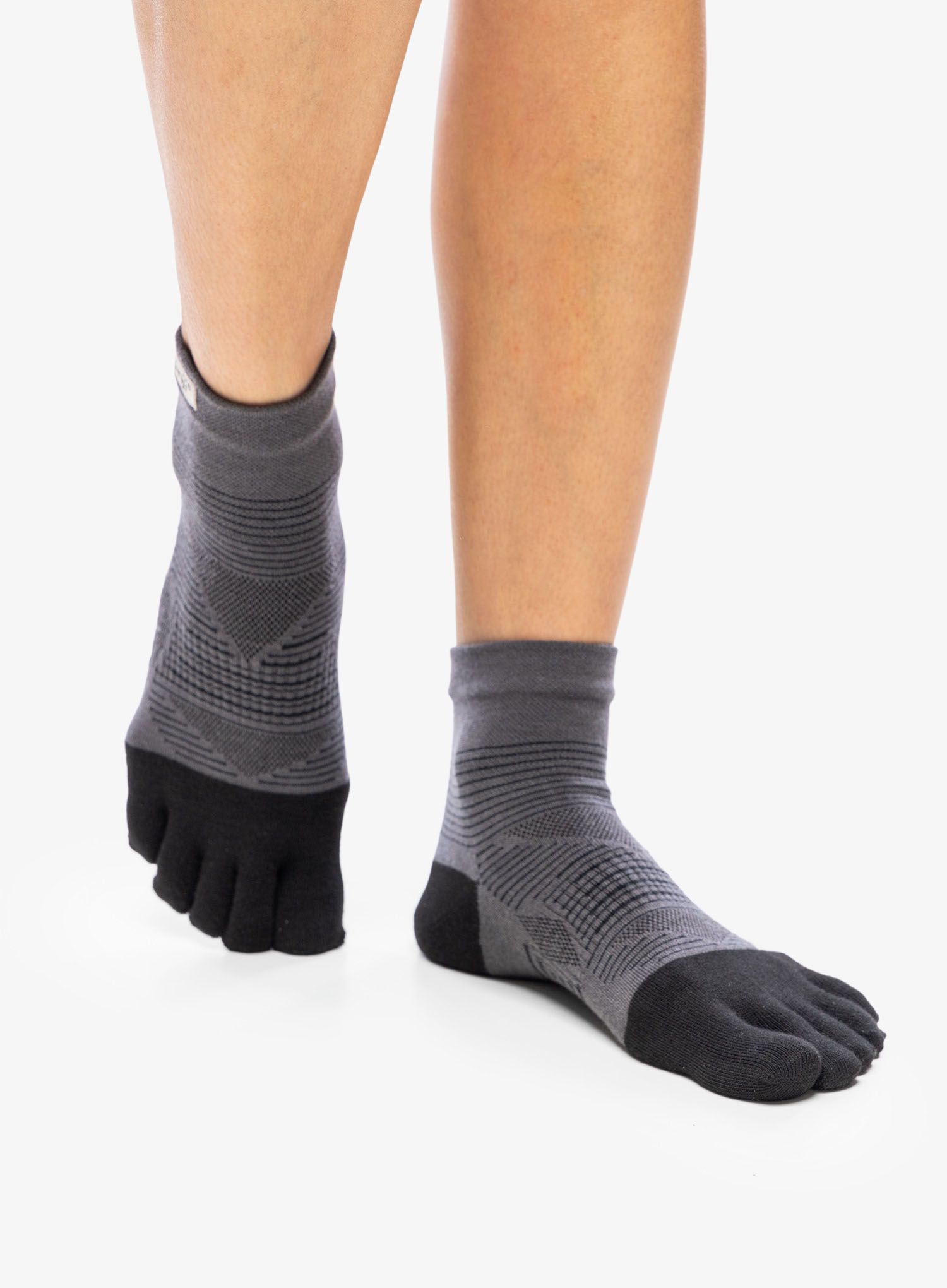 Шкарпетки для бігу Injinji Run Lightweight Mini-Crew 2 - black