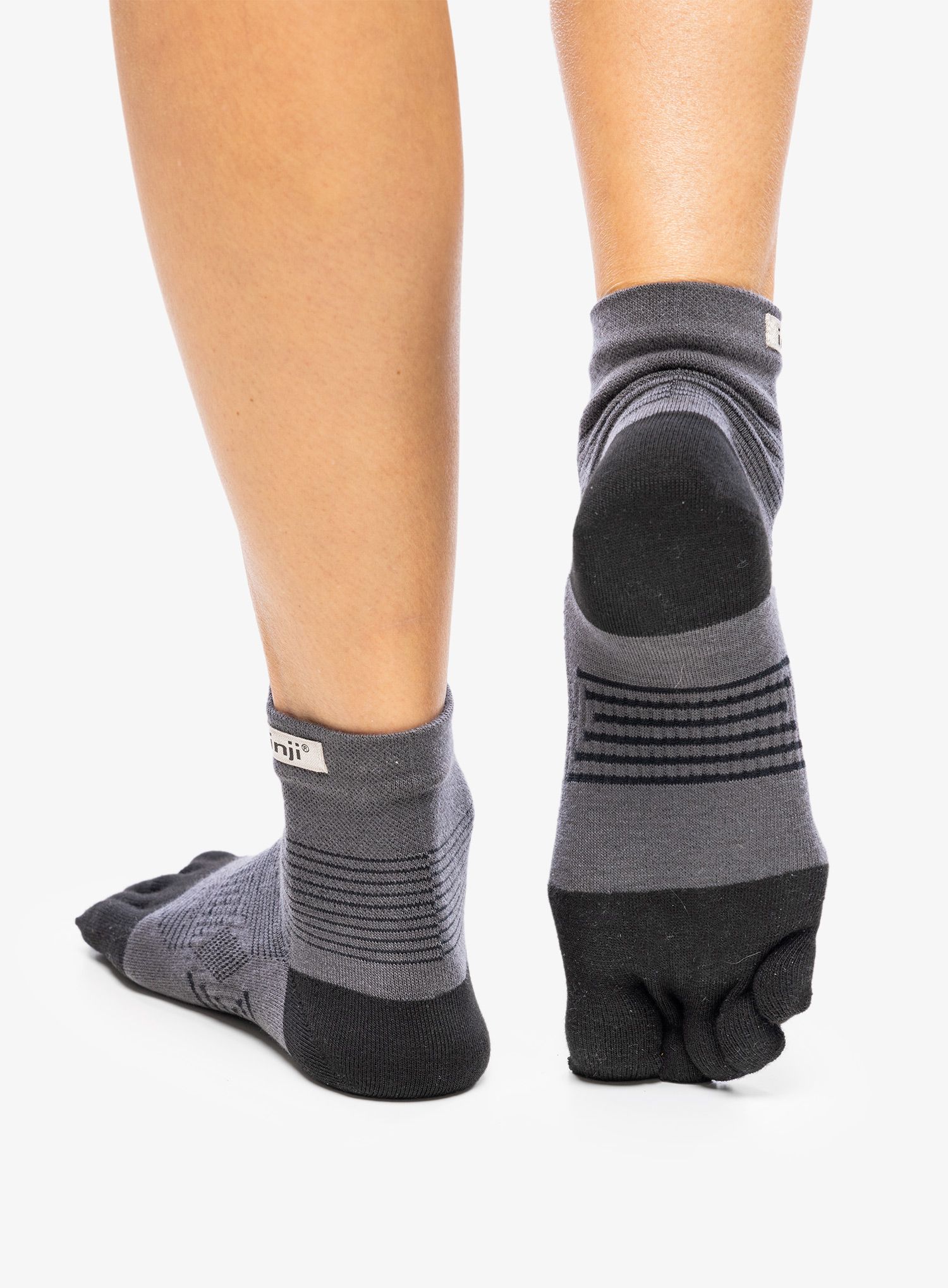 Шкарпетки для бігу Injinji Run Lightweight Mini-Crew 2 - black