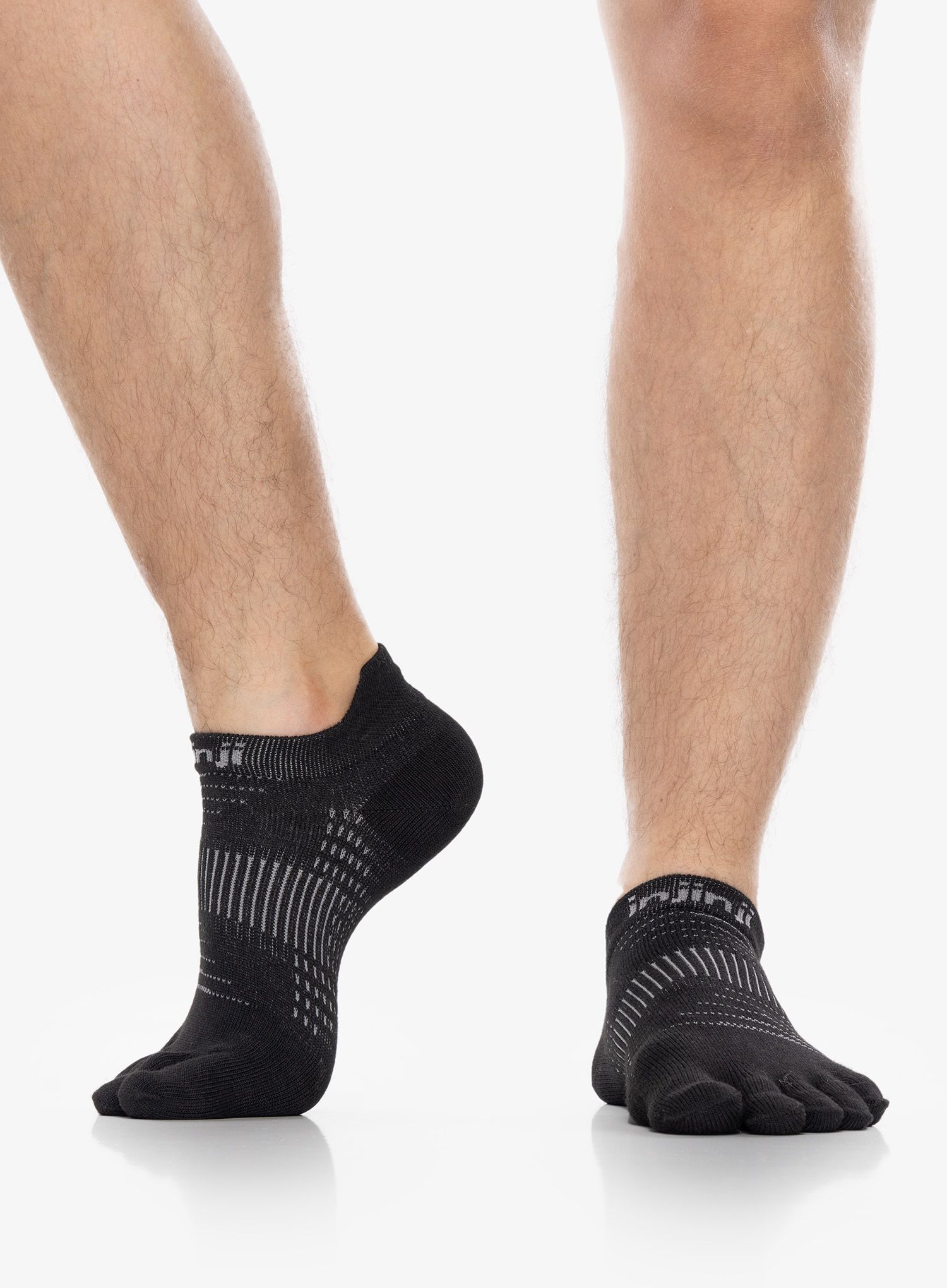 Шкарпетки для бігу Injinji Run Original Weight No-Show - black
