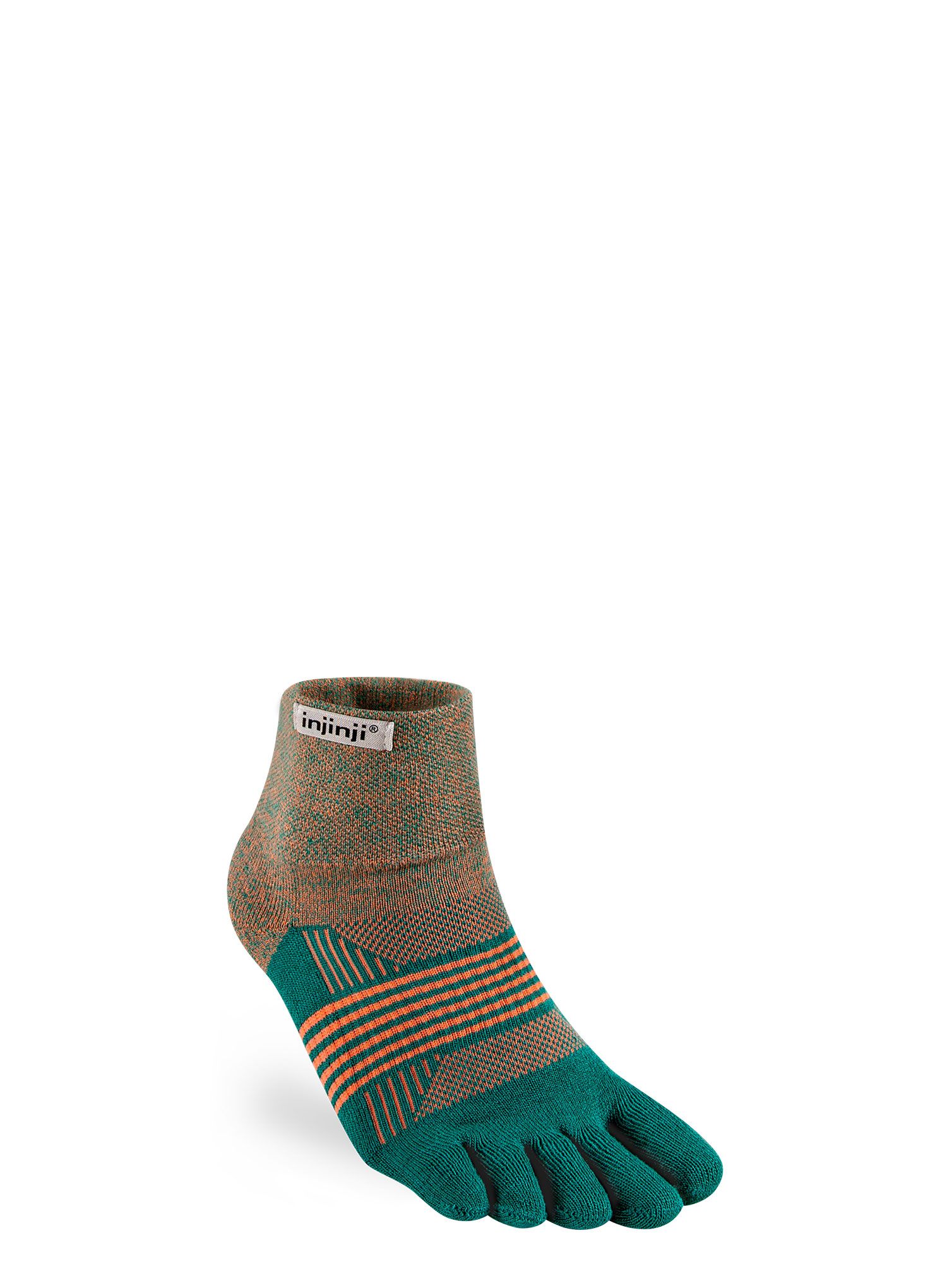Шкарпетки жіночі Injinji Trail Midweight Mini-Crew - tidepool