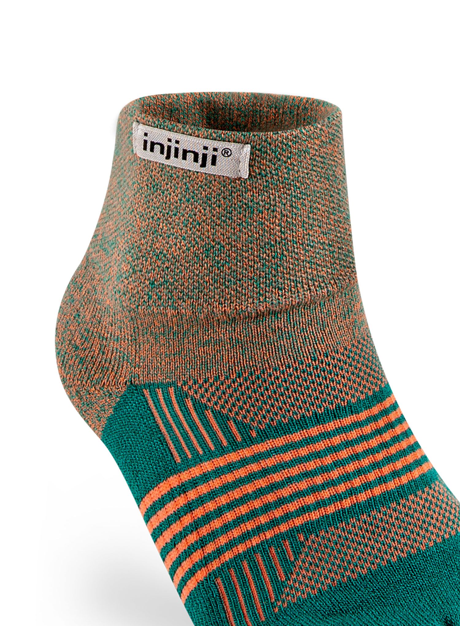 Шкарпетки жіночі Injinji Trail Midweight Mini-Crew - tidepool
