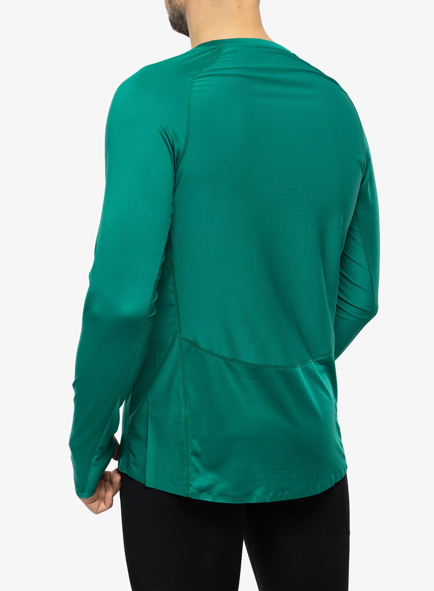 Кофта для бігу Inov-8 Base Elite LS - dark green