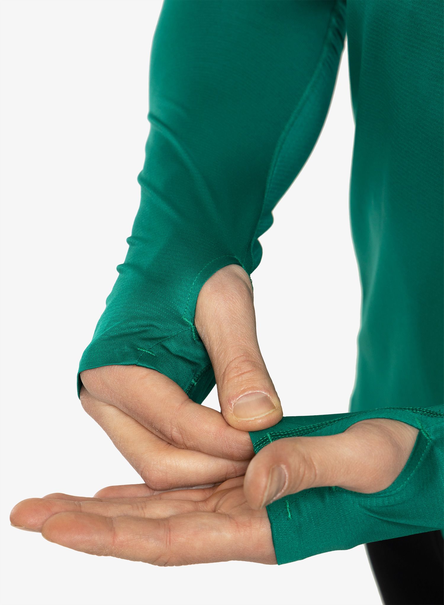 Кофта для бігу Inov-8 Base Elite LS - dark green