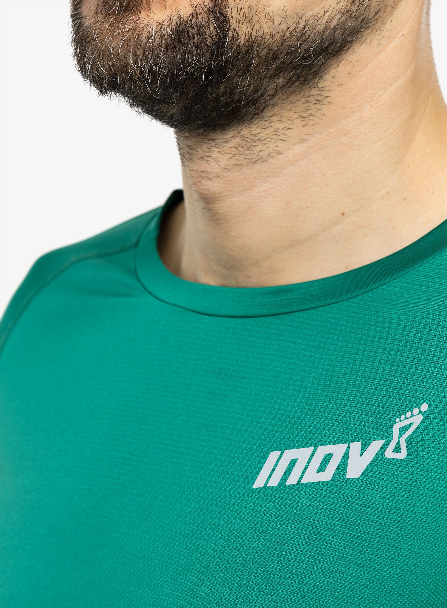Кофта для бігу Inov-8 Base Elite LS - dark green