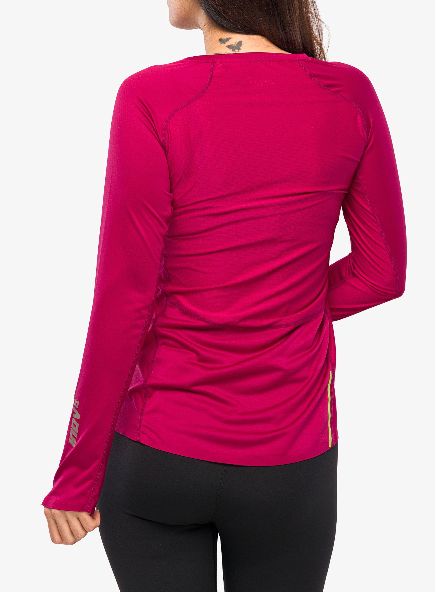 Кофта для бігу жіноча Inov-8 Base Elite LS - pink