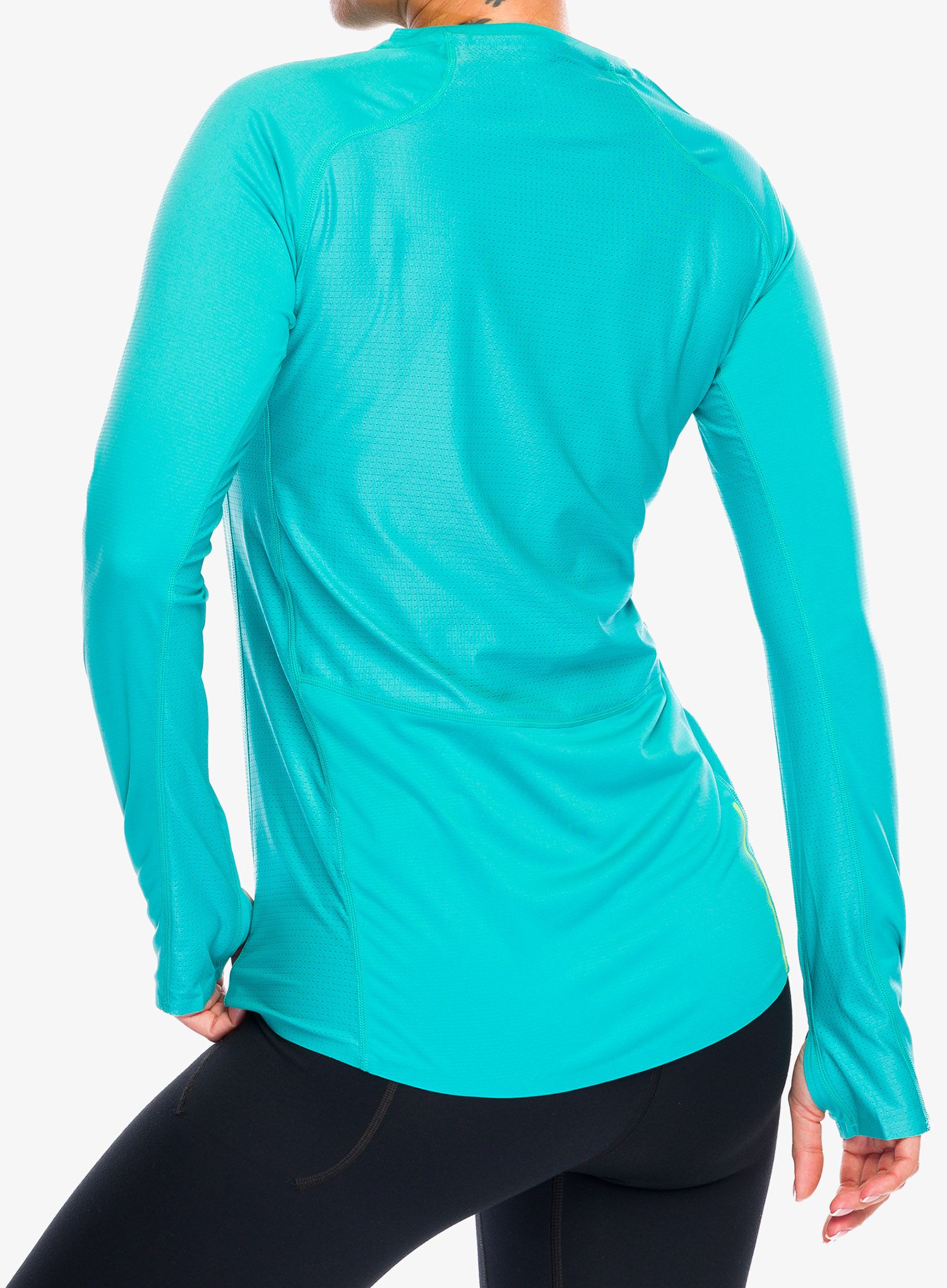 Кофта для бігу жіноча Inov-8 Base Elite LS - teal