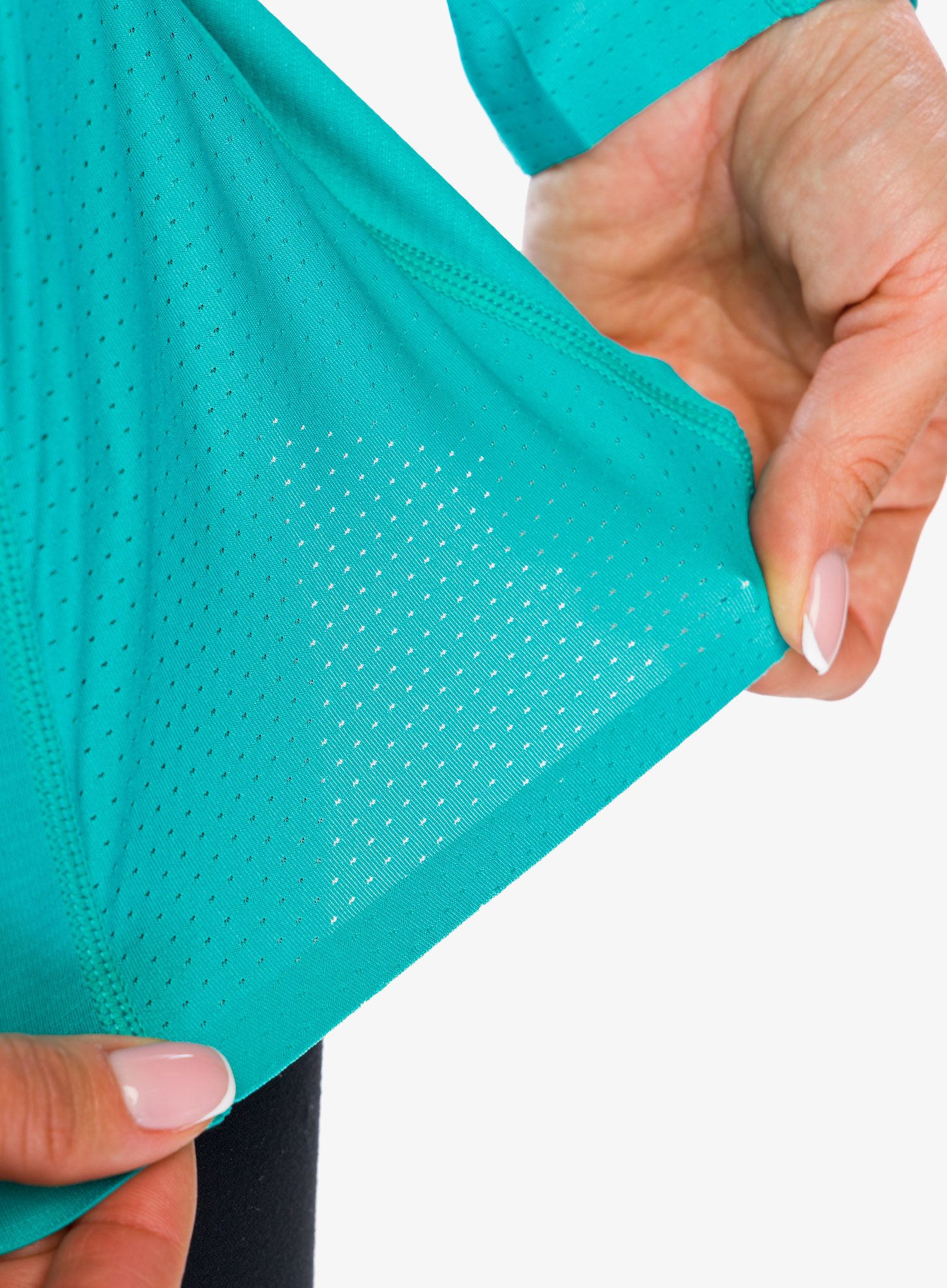 Кофта для бігу жіноча Inov-8 Base Elite LS - teal