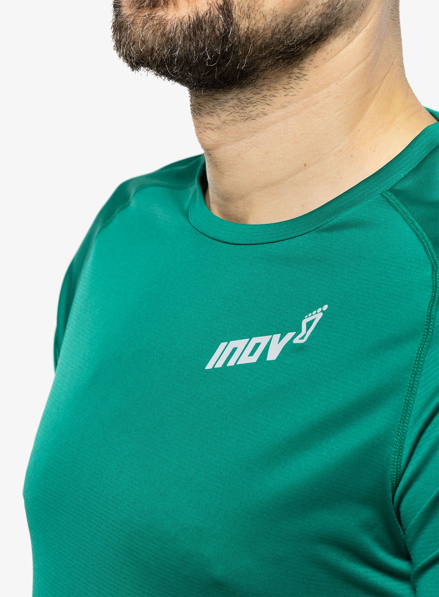 Футболка для бігу Inov-8 Base Elite S/S - dark green
