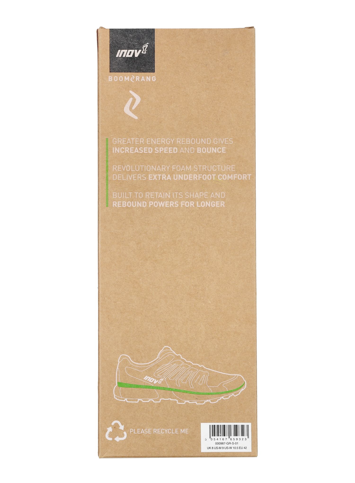 Устілки для черевиків Inov-8 Boomerang Footbed