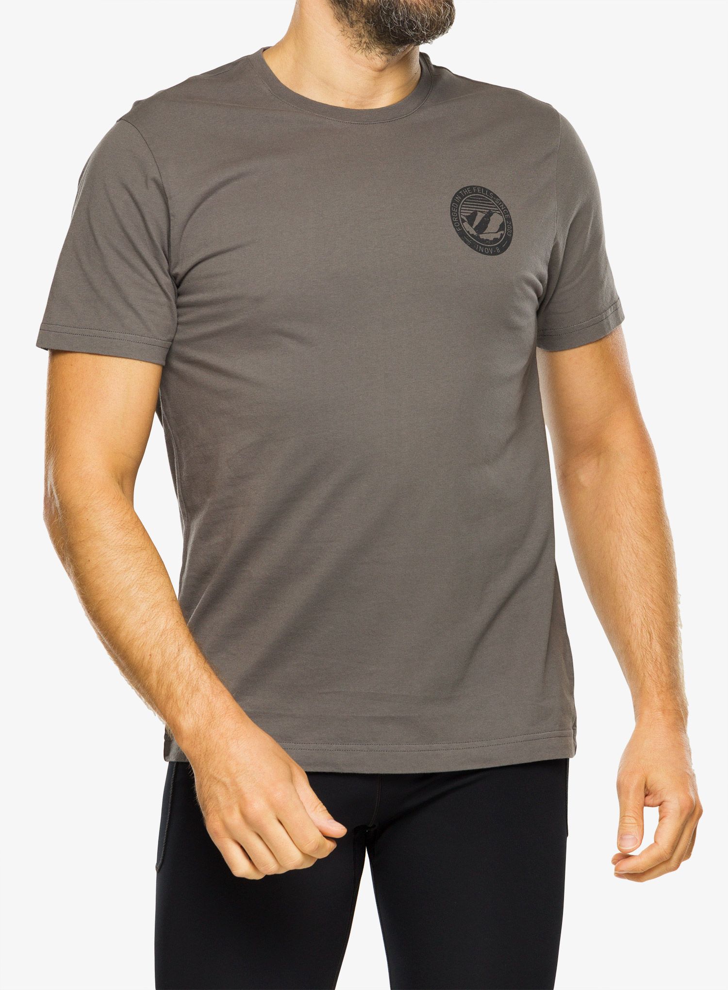 Футболка з принтом Inov-8 Graphic Tee SS 2003 - grey