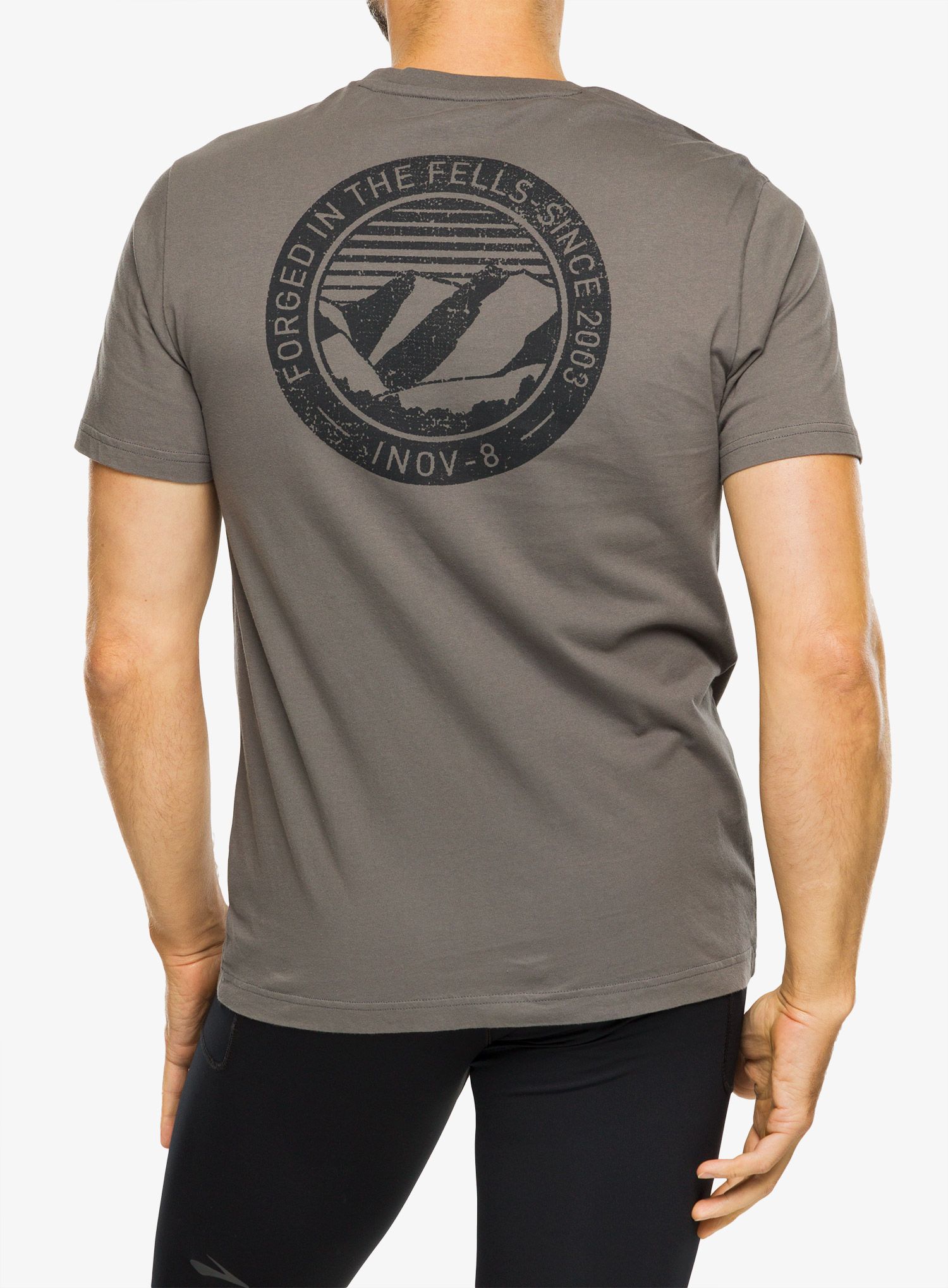 Футболка з принтом Inov-8 Graphic Tee SS 2003 - grey