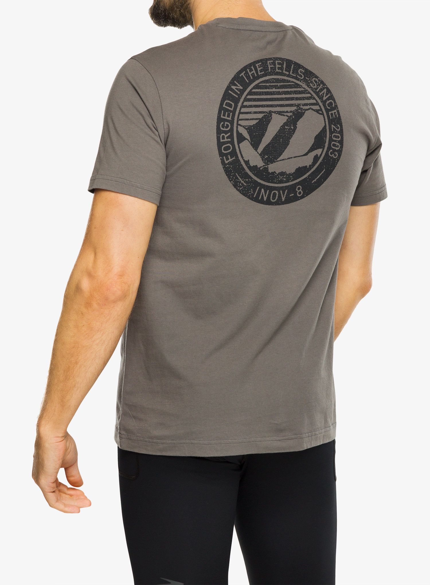 Футболка з принтом Inov-8 Graphic Tee SS 2003 - grey