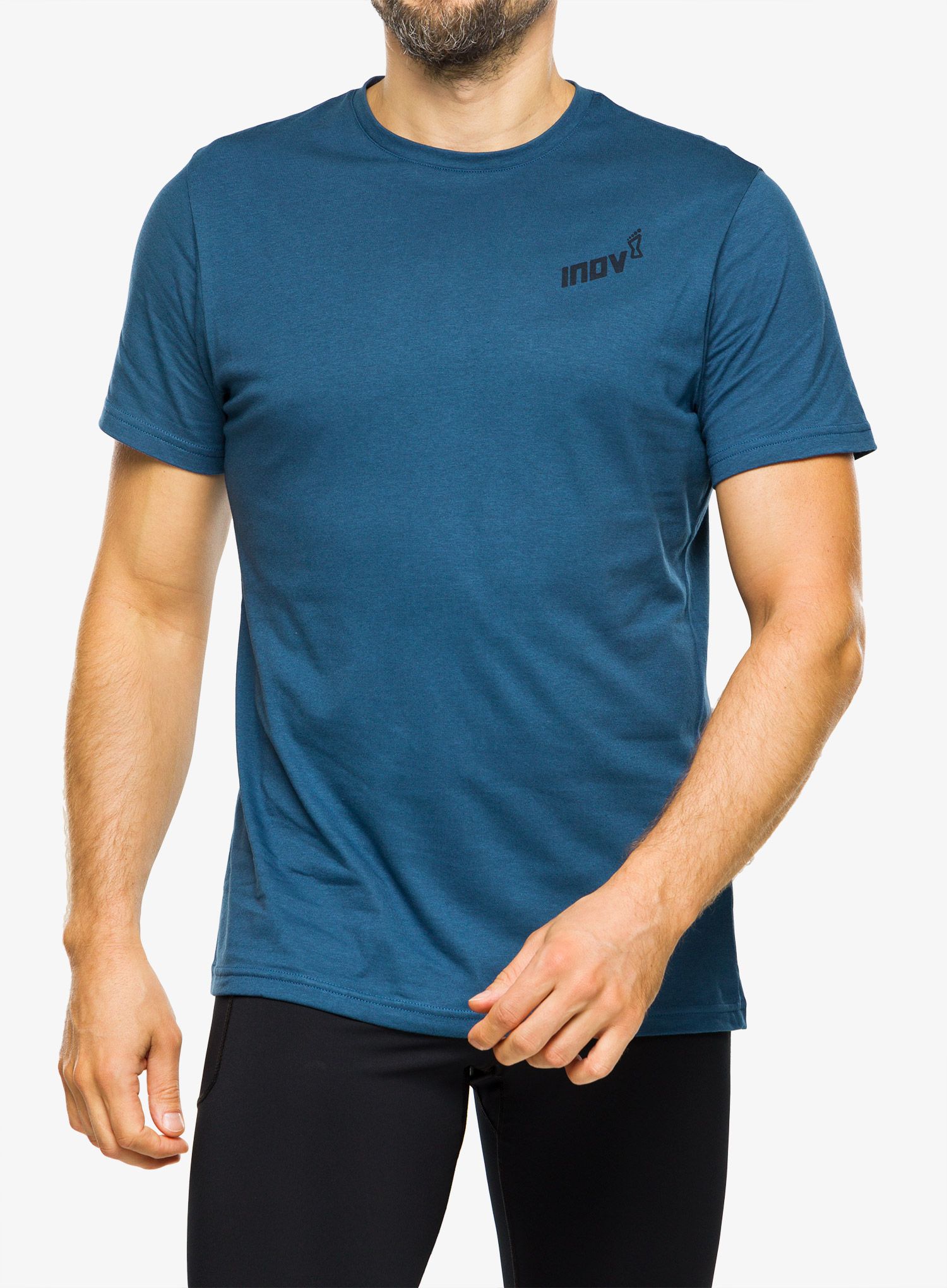 Футболка для бігу Inov-8 Graphic Tee SS Forged - navy
