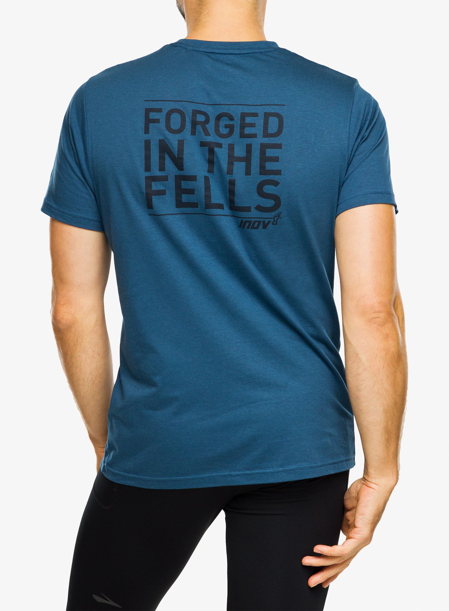 Футболка для бігу Inov-8 Graphic Tee SS Forged - navy