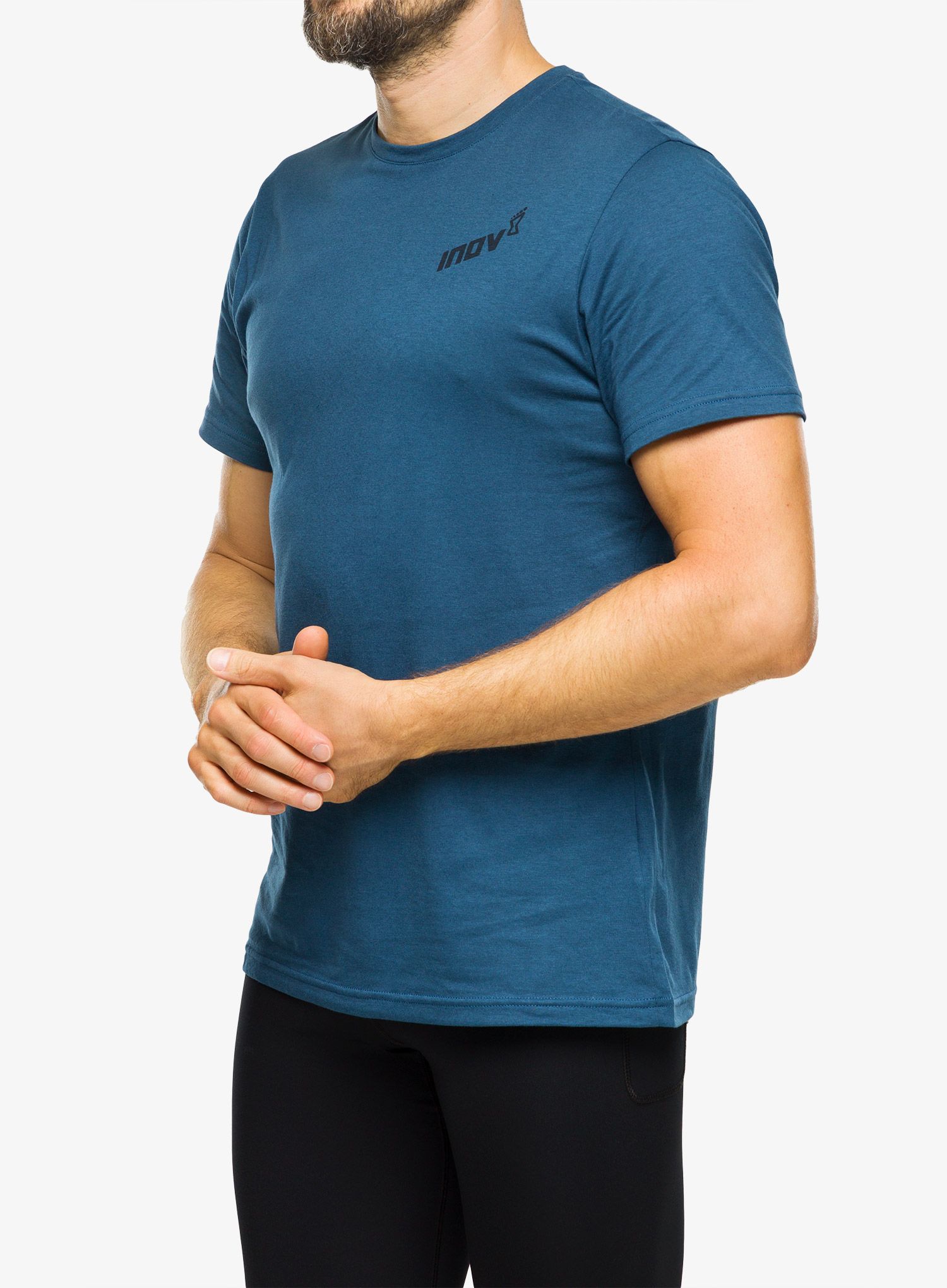 Футболка для бігу Inov-8 Graphic Tee SS Forged - navy