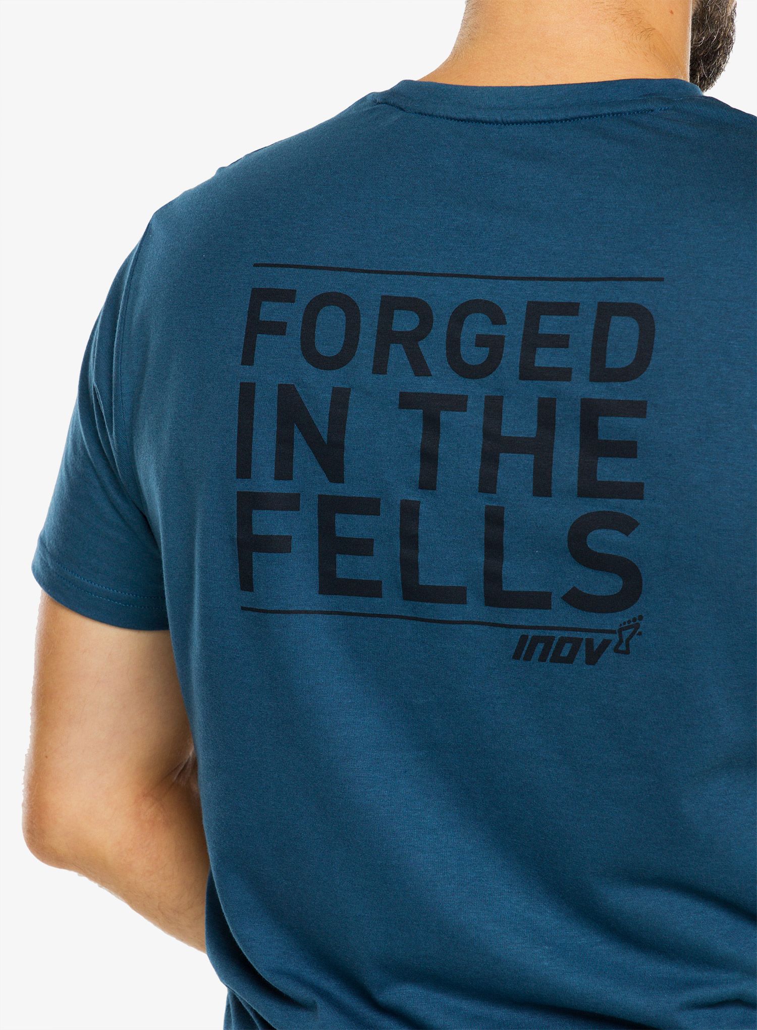 Футболка для бігу Inov-8 Graphic Tee SS Forged - navy