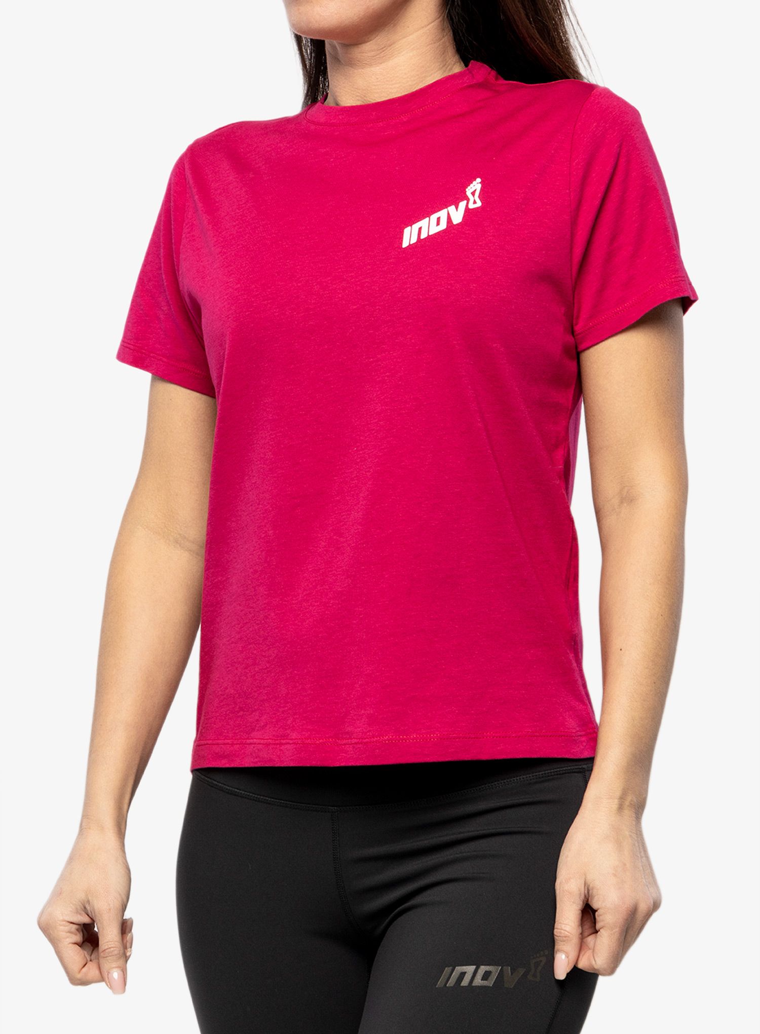 Футболка з принтом жіноча Inov-8 Graphic Tee SS Skiddaw - pink