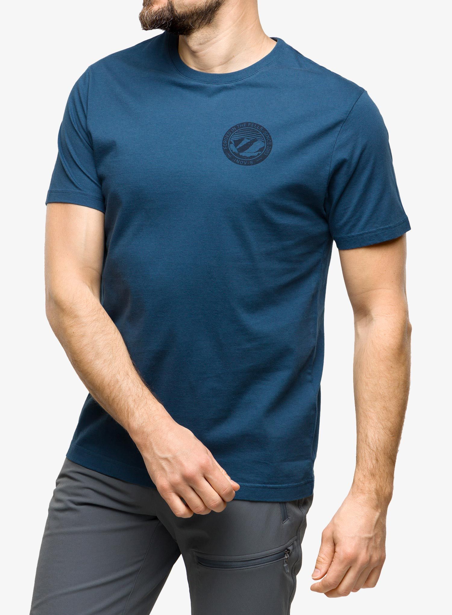 Футболка з принтом Inov-8 Graphic Tee SS '2003' - navy