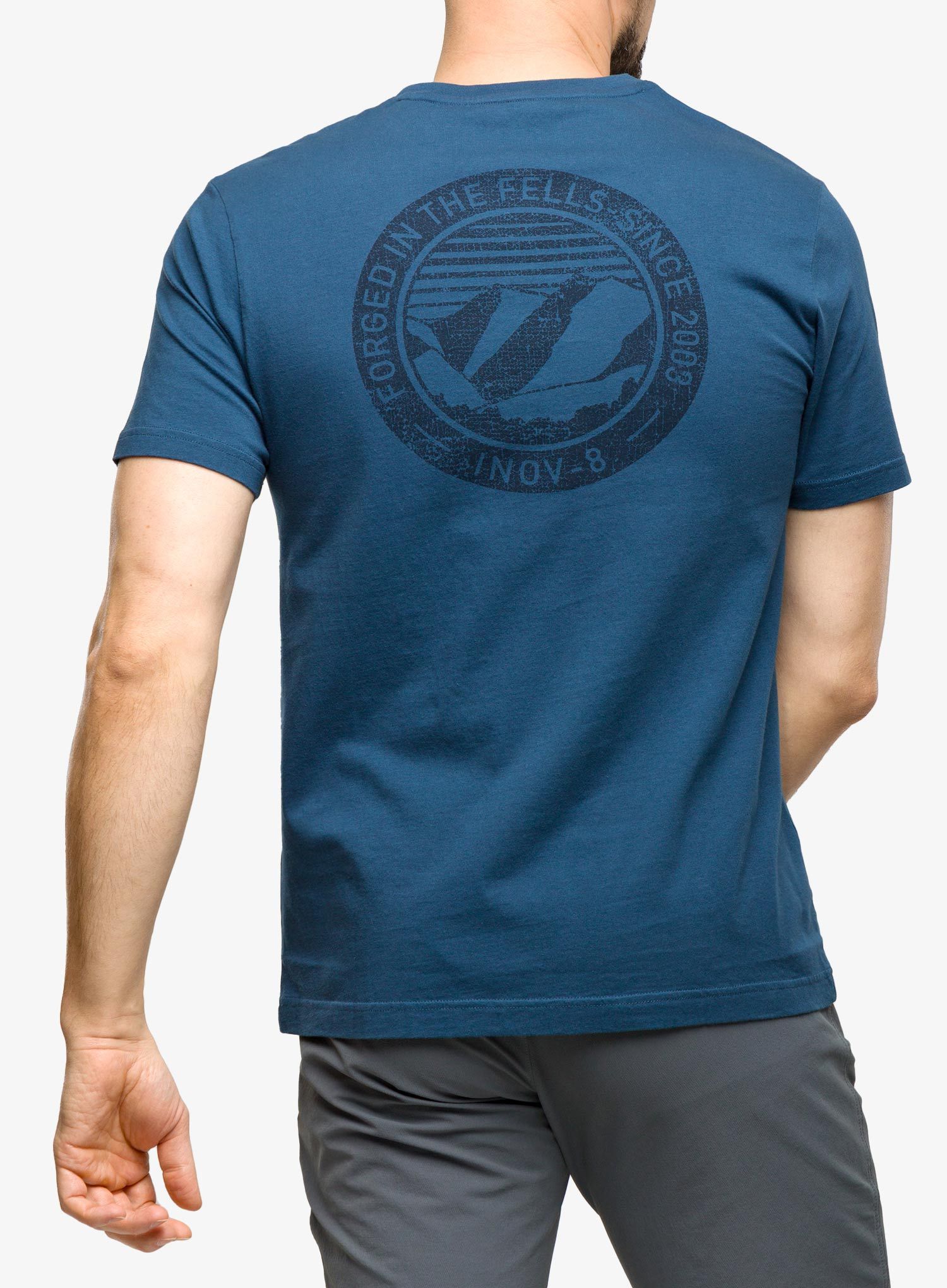 Футболка з принтом Inov-8 Graphic Tee SS '2003' - navy