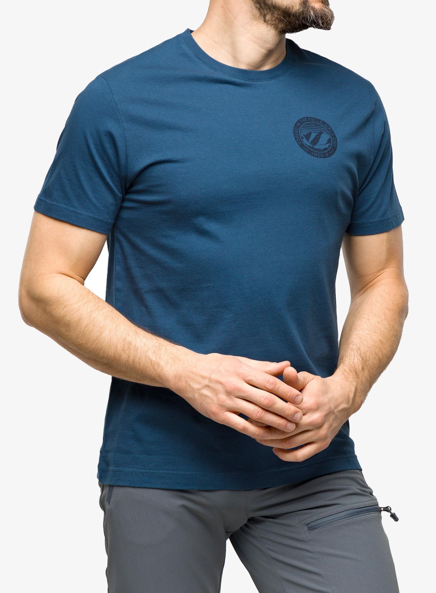 Футболка з принтом Inov-8 Graphic Tee SS '2003' - navy