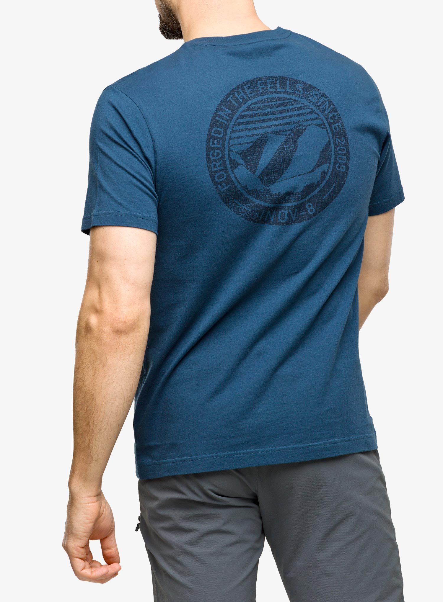 Футболка з принтом Inov-8 Graphic Tee SS '2003' - navy