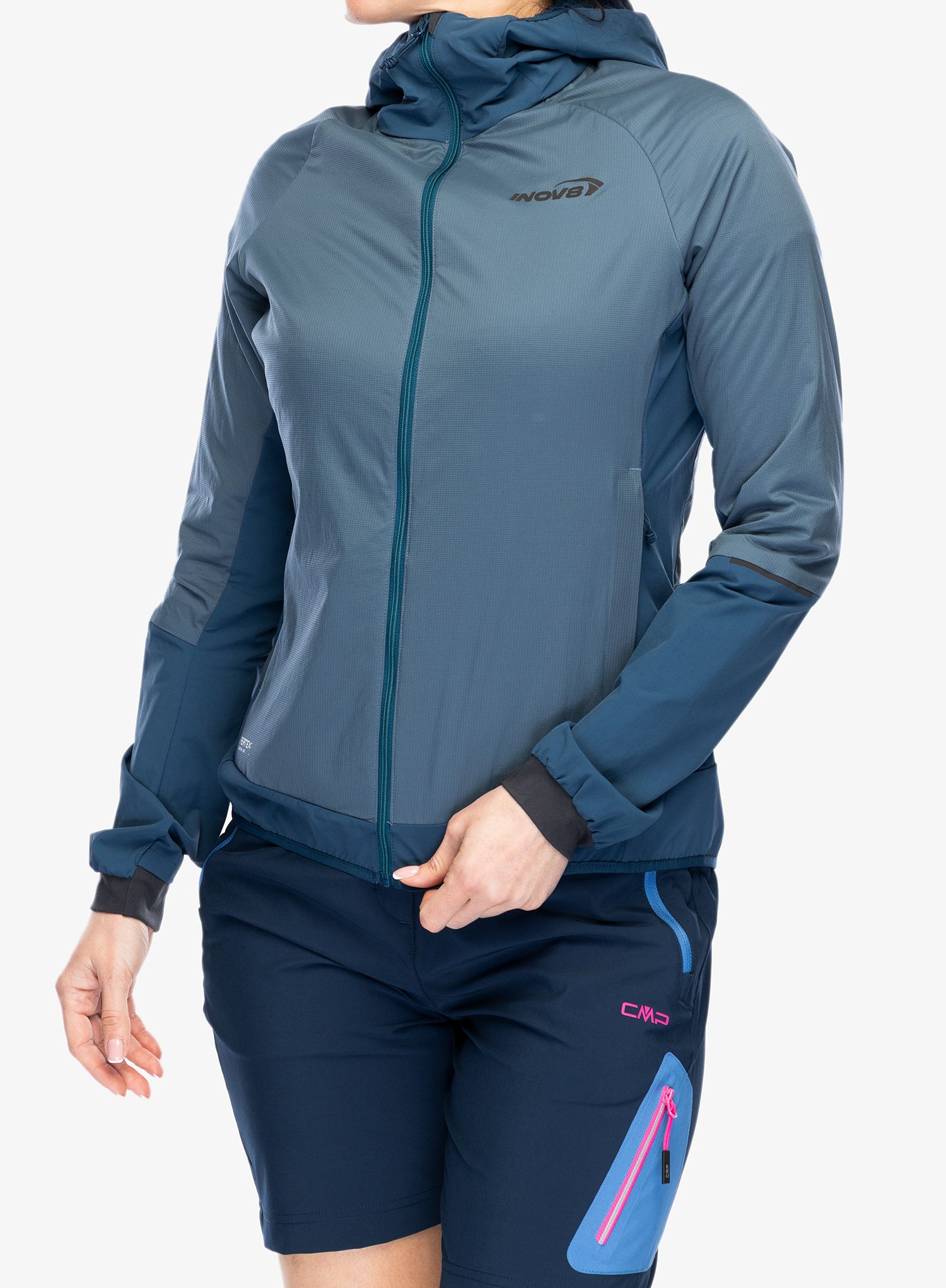 Куртка утеплена жіноча Inov-8 Performance Hybrid Jacket - slate/navy