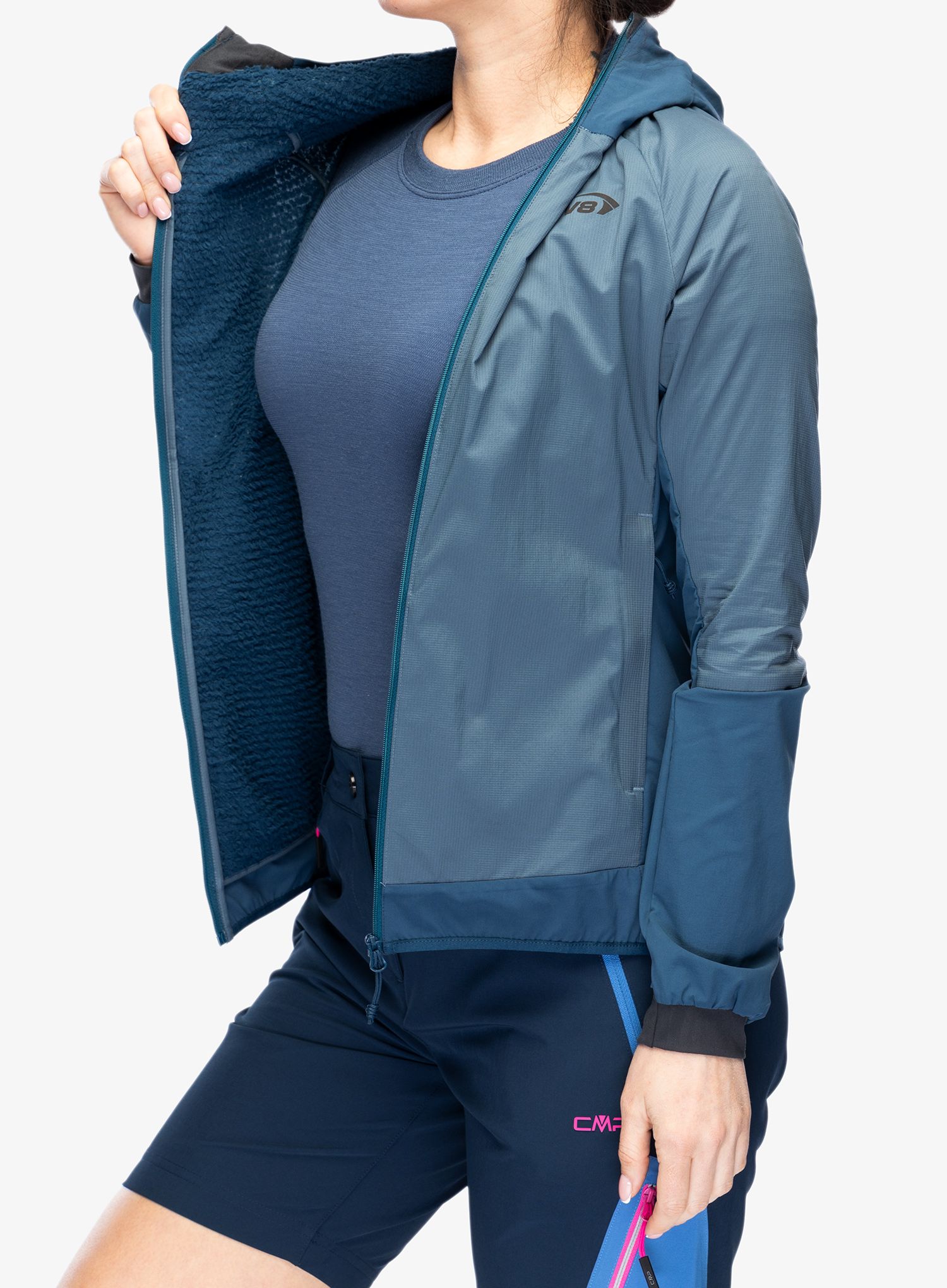 Куртка утеплена жіноча Inov-8 Performance Hybrid Jacket - slate/navy