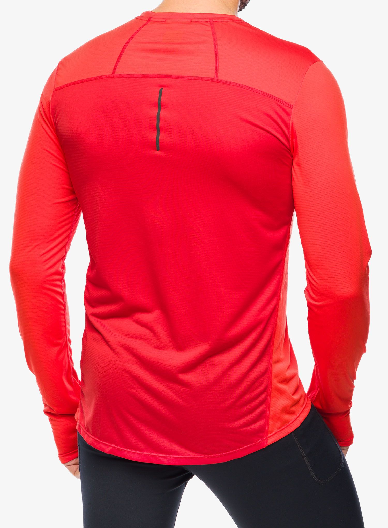 Кофта для бігу Inov-8 Performance Long Sleeve - fiery red/red