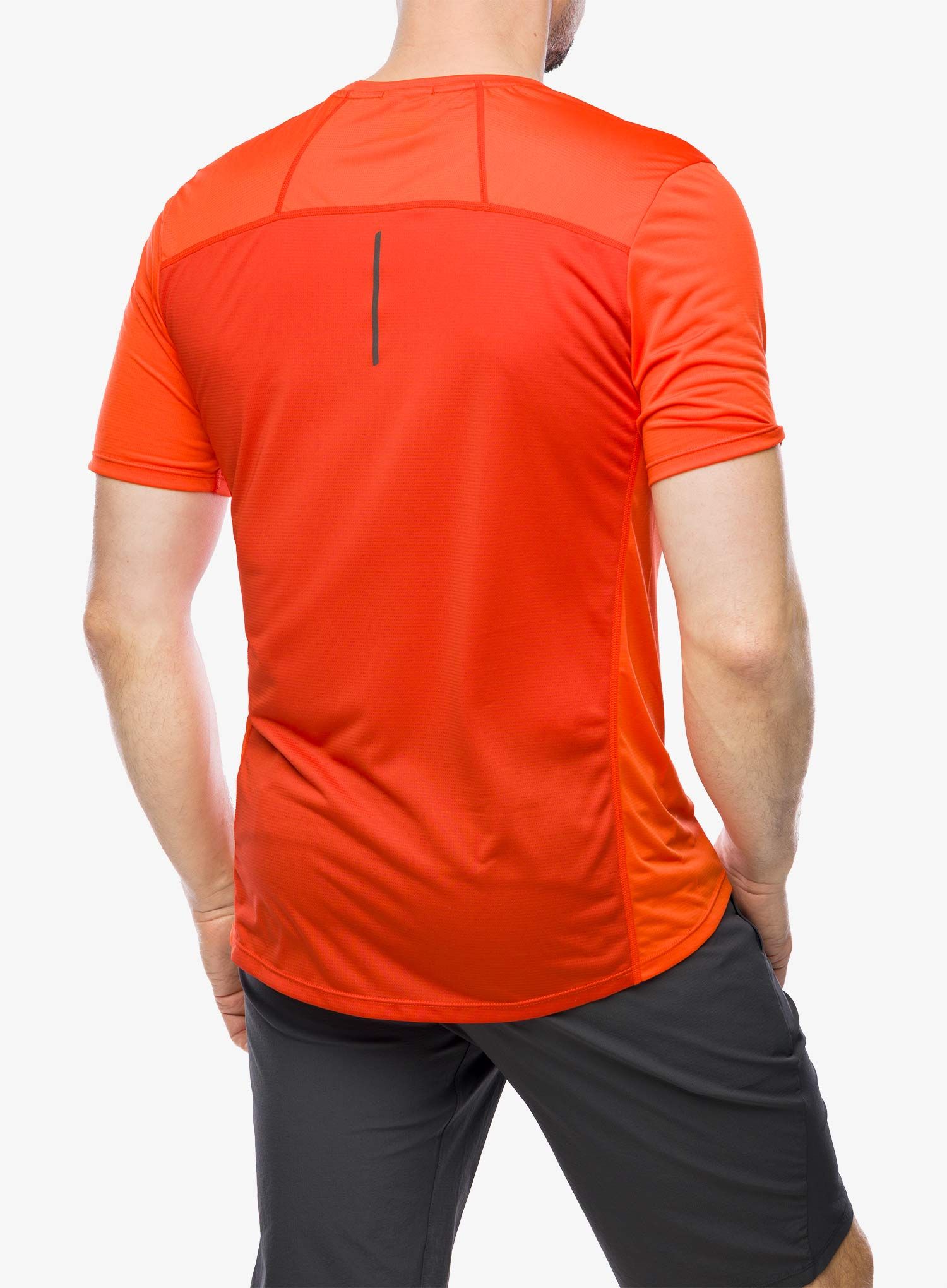 Футболка для бігу Inov-8 Performance Short Sleeve - fiery red/red