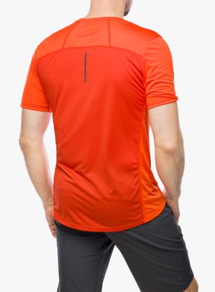 Футболка для бігу Inov-8 Performance Short Sleeve - fiery red/red