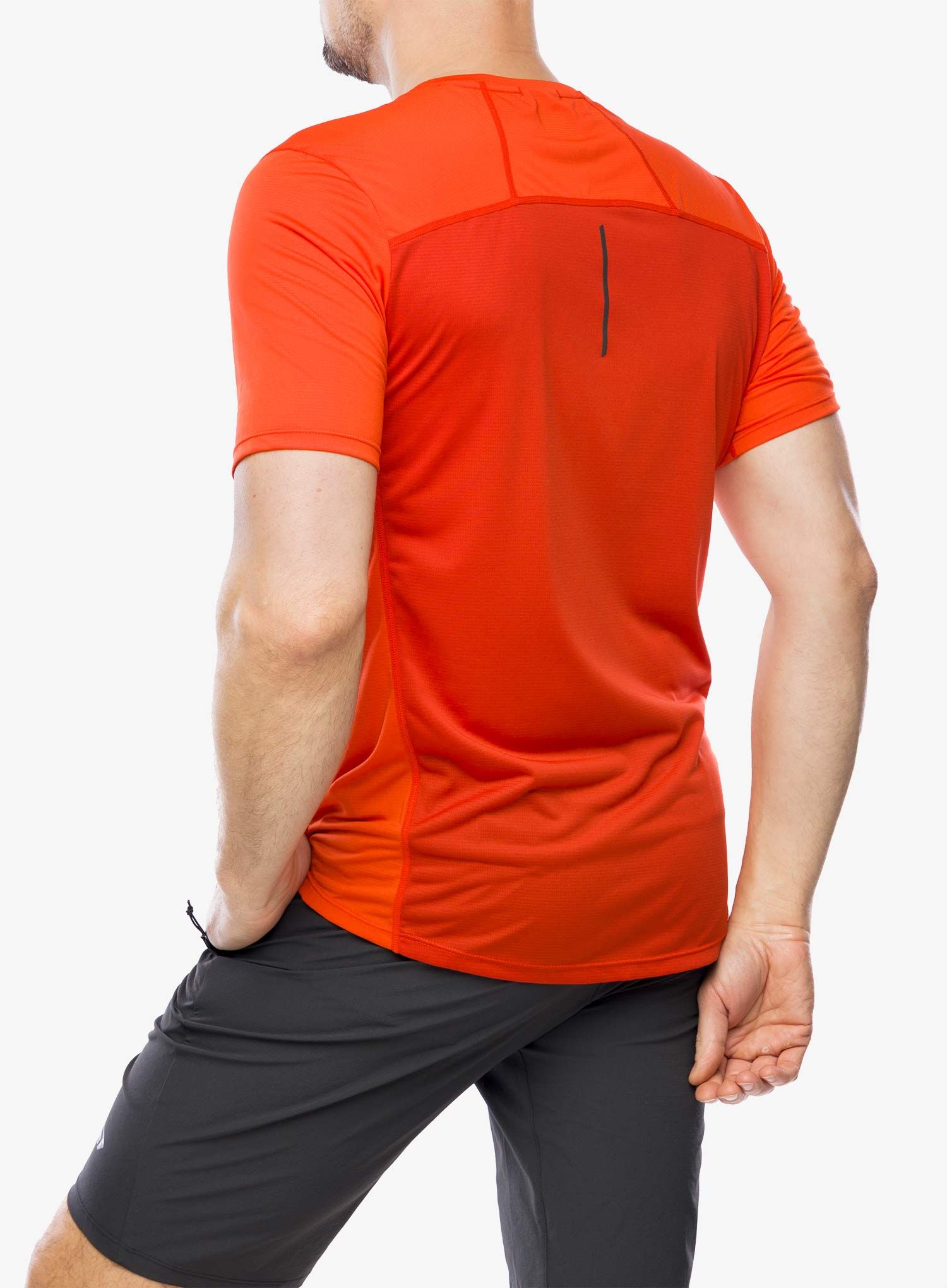 Футболка для бігу Inov-8 Performance Short Sleeve - fiery red/red