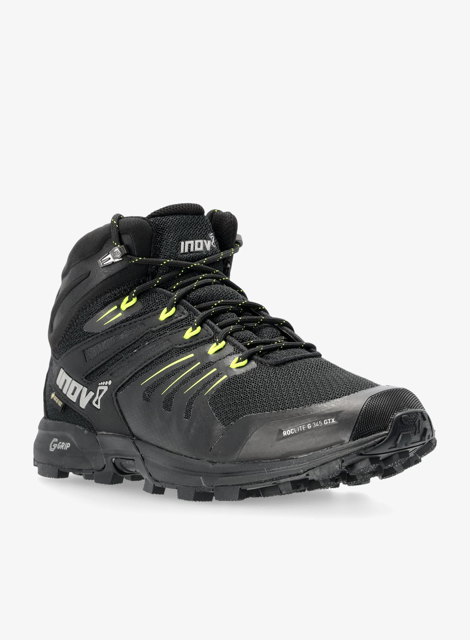Черевики туристичні Inov-8 Roclite G 345 GTX V2 - black/lime