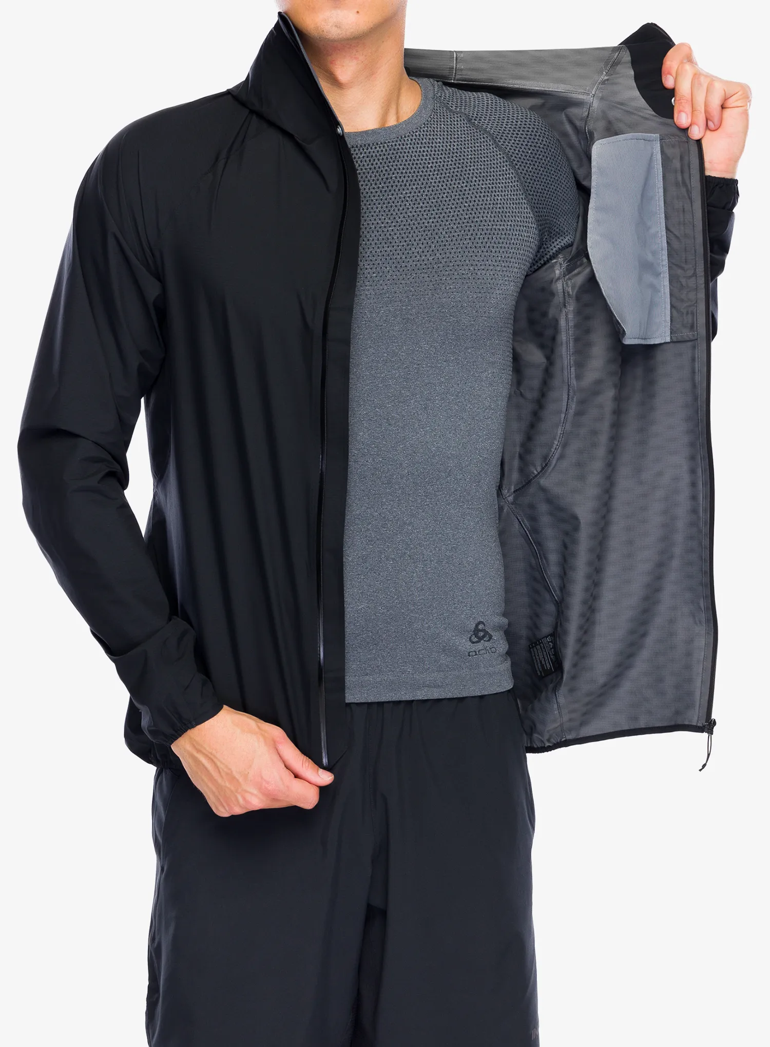 Куртка дощовик Inov-8 Stormshell FZ V2 - black