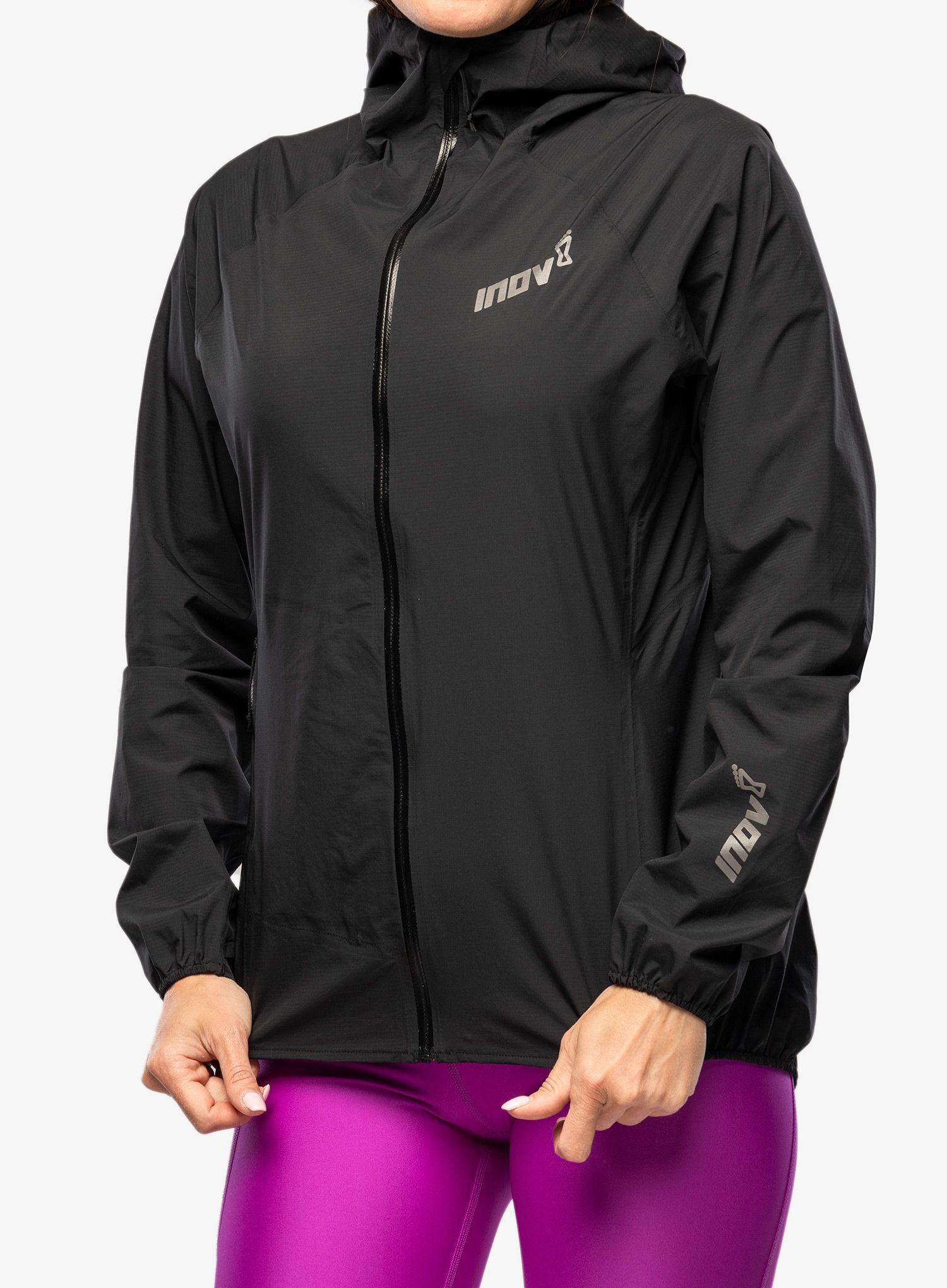 Куртка для бігу жіноча Inov-8 Stormshell FZ V2 - black