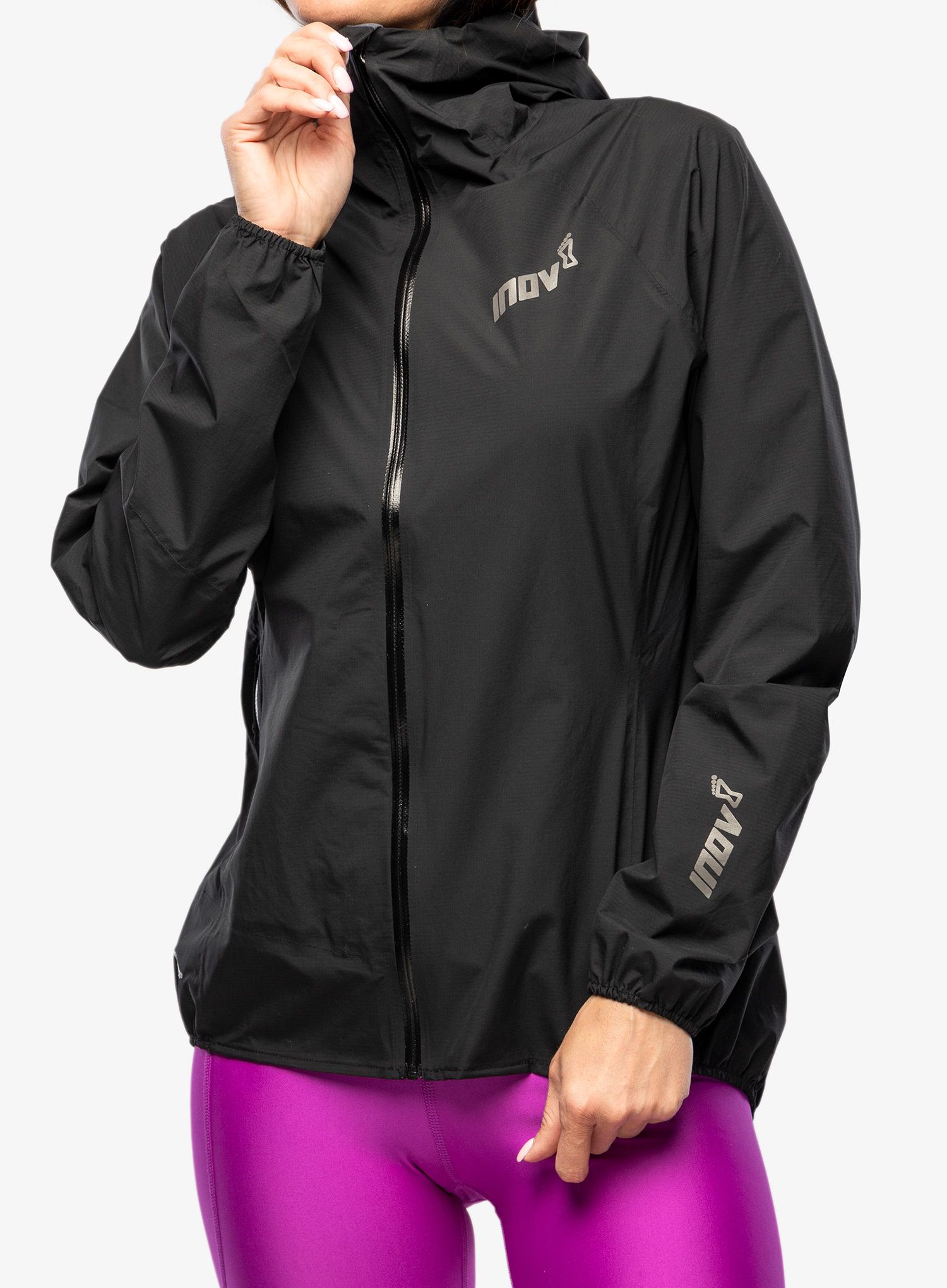 Куртка для бігу жіноча Inov-8 Stormshell FZ V2 - black