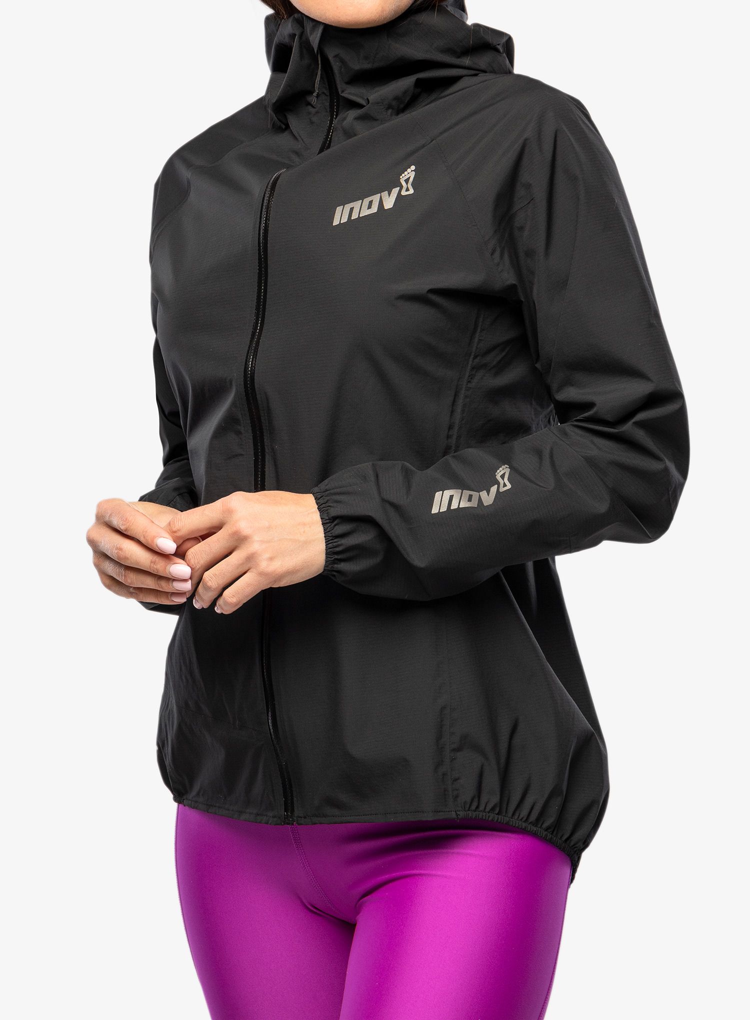 Куртка для бігу жіноча Inov-8 Stormshell FZ V2 - black
