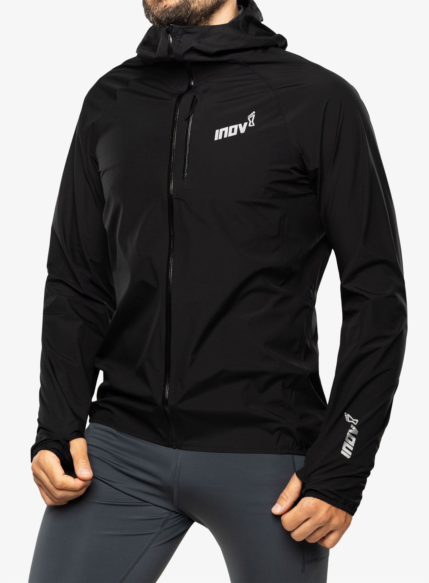 Куртка для бігу Inov-8 Stormshell FZ V2 - black