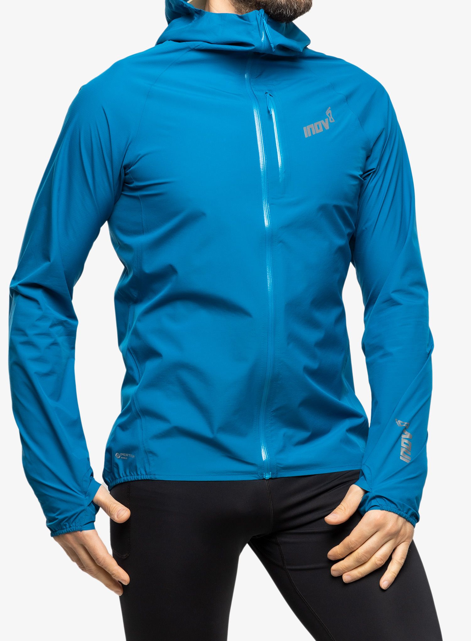 Куртка для бігу Inov-8 Stormshell FZ V2 - blue