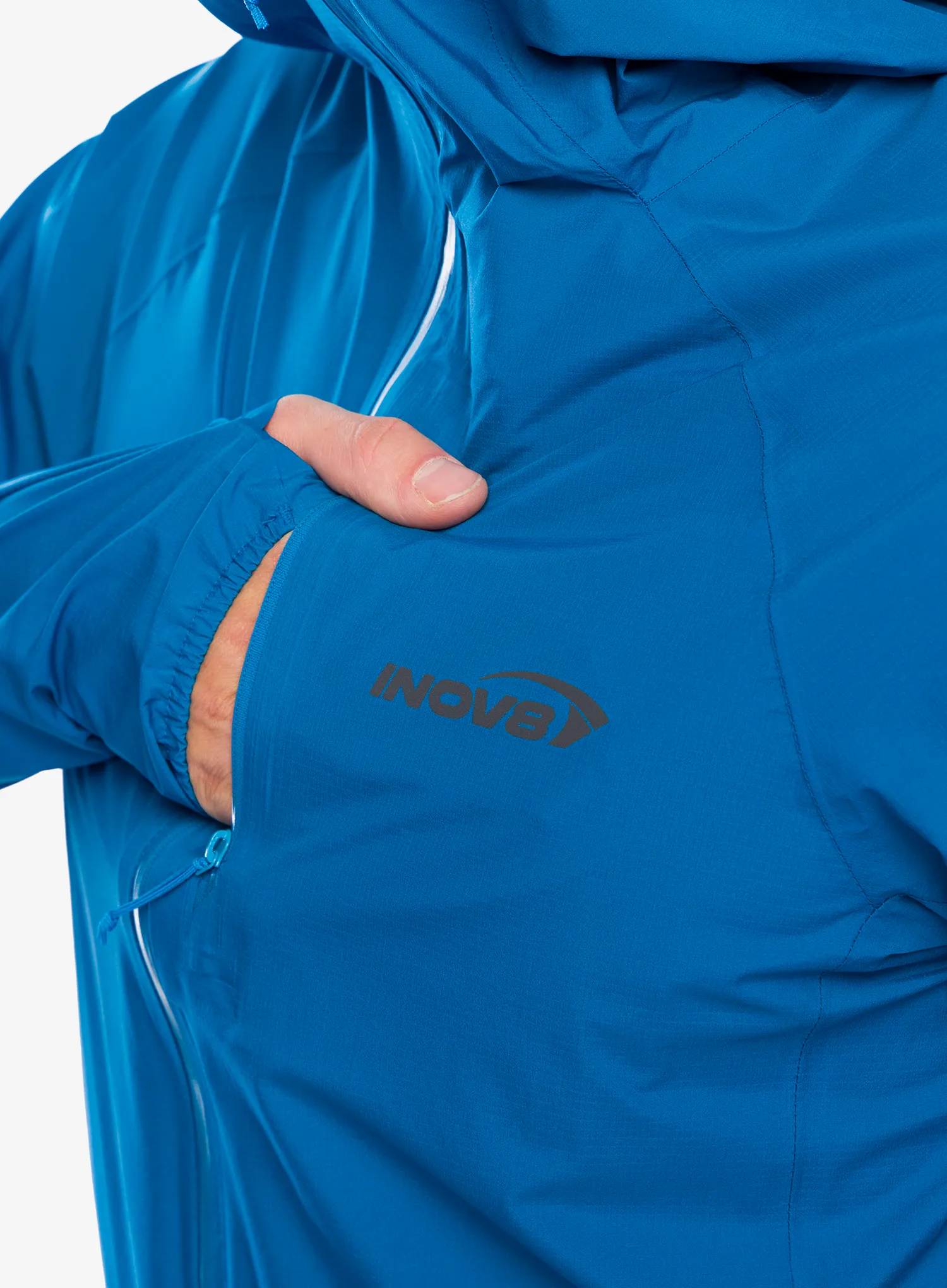 Куртка для бігу Inov-8 Stormshell FZ V2 - blue