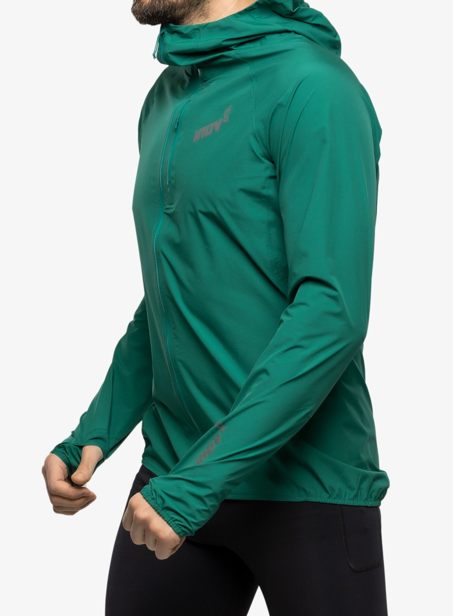 Куртка для бігу Inov-8 Stormshell FZ V2 - dark green