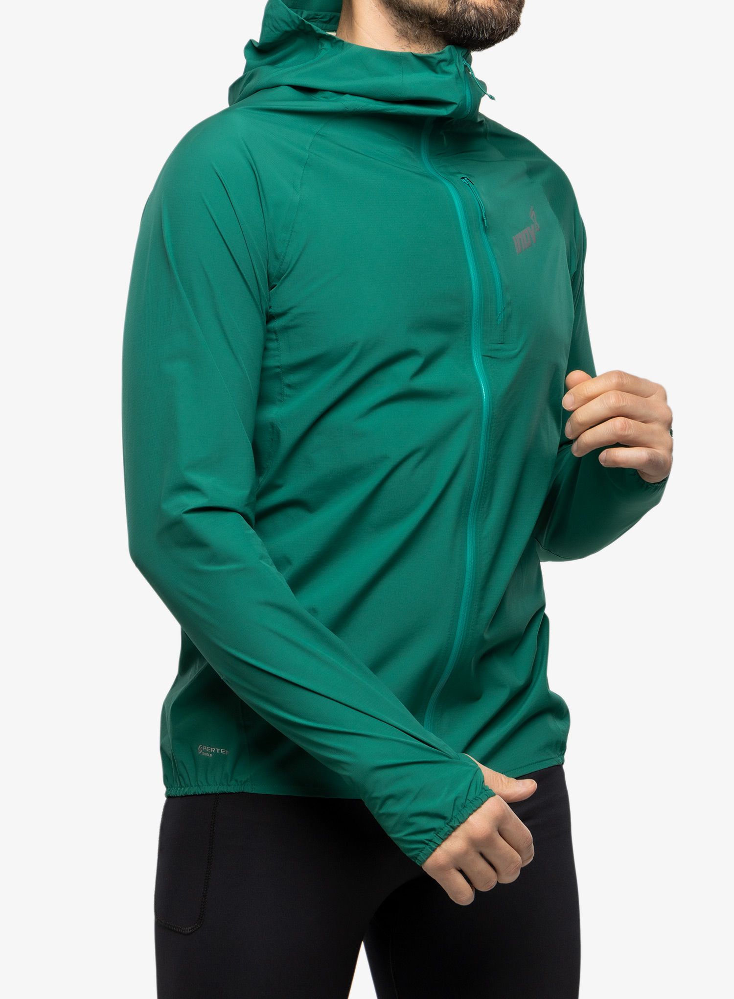 Куртка для бігу Inov-8 Stormshell FZ V2 - dark green
