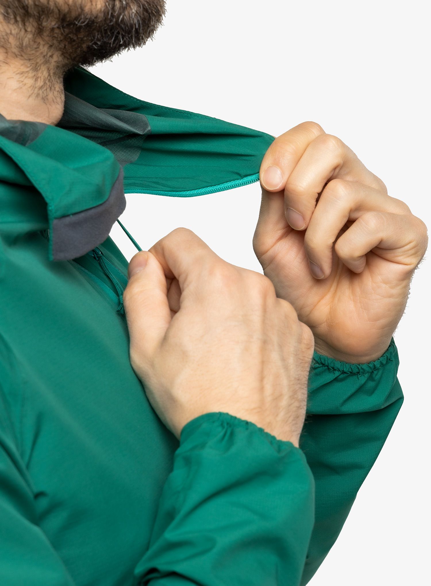 Куртка для бігу Inov-8 Stormshell FZ V2 - dark green