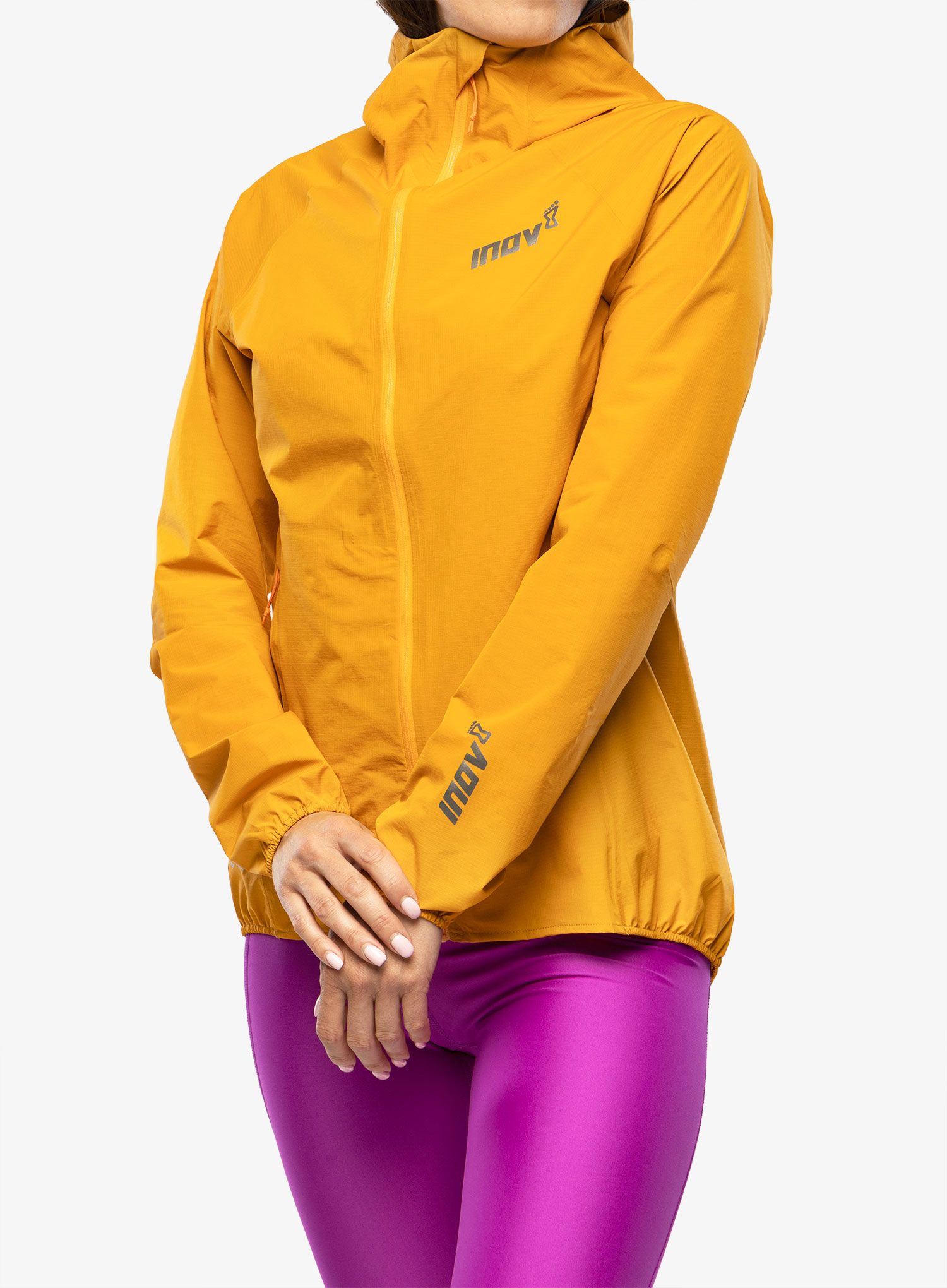 Куртка для бігу жіноча Inov-8 Stormshell FZ V2 - nectar