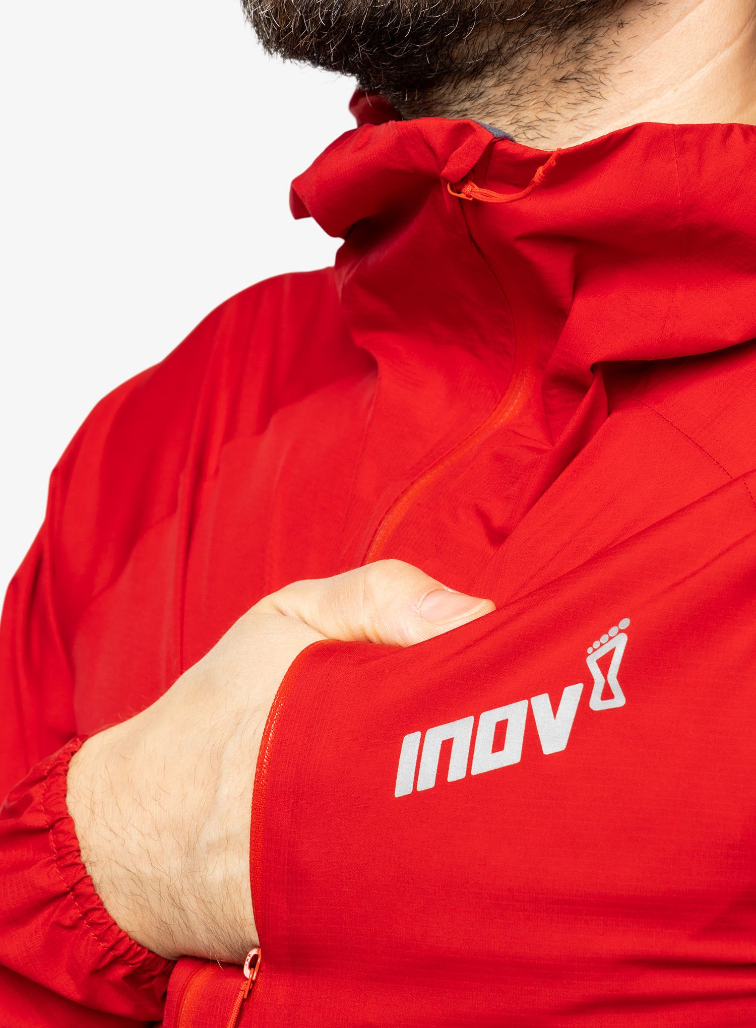 Куртка для бігу Inov-8 Stormshell FZ V2 - red